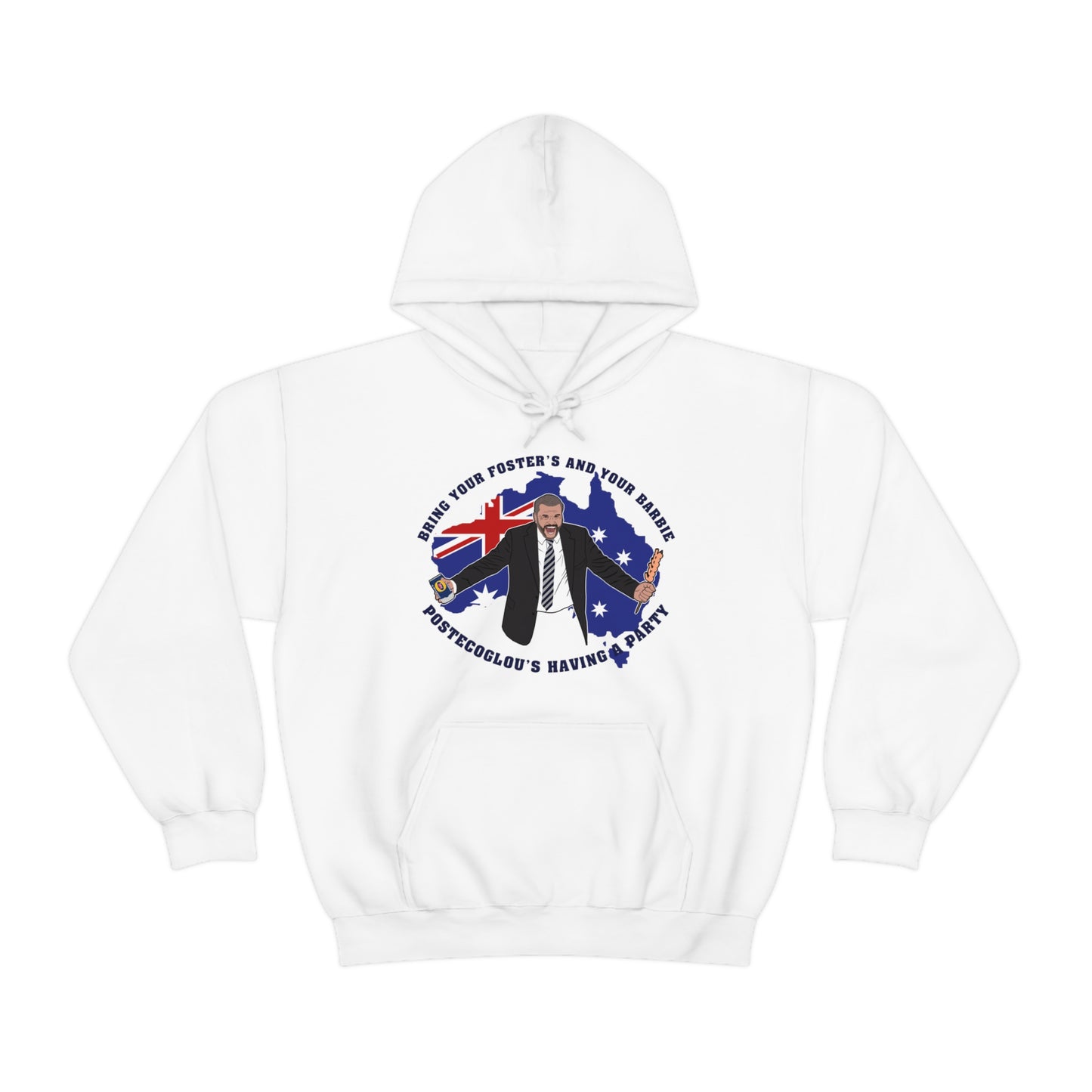 Ange Postecoglou Having A Party Tottenham Hoodie