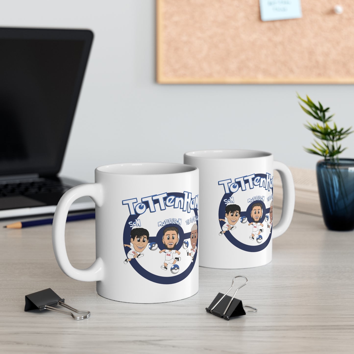 Tottenham Hotspur Evolution Coffee Mug (Son Hueng-min, James Maddison, Richarlison)