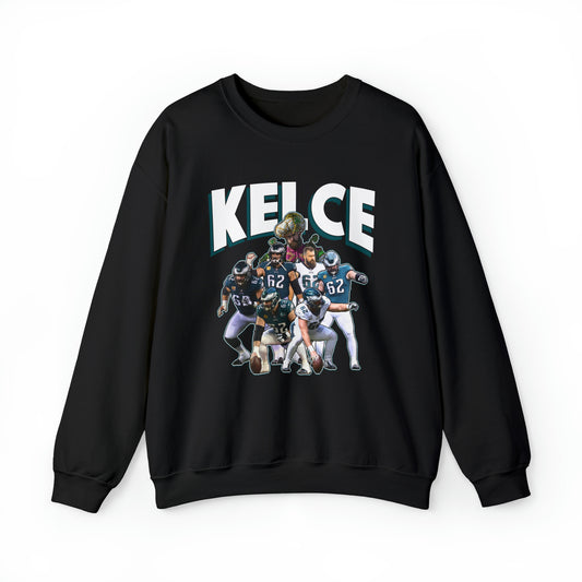 Jason Kelce Philadelphia Eagles Crewneck Sweatshirt