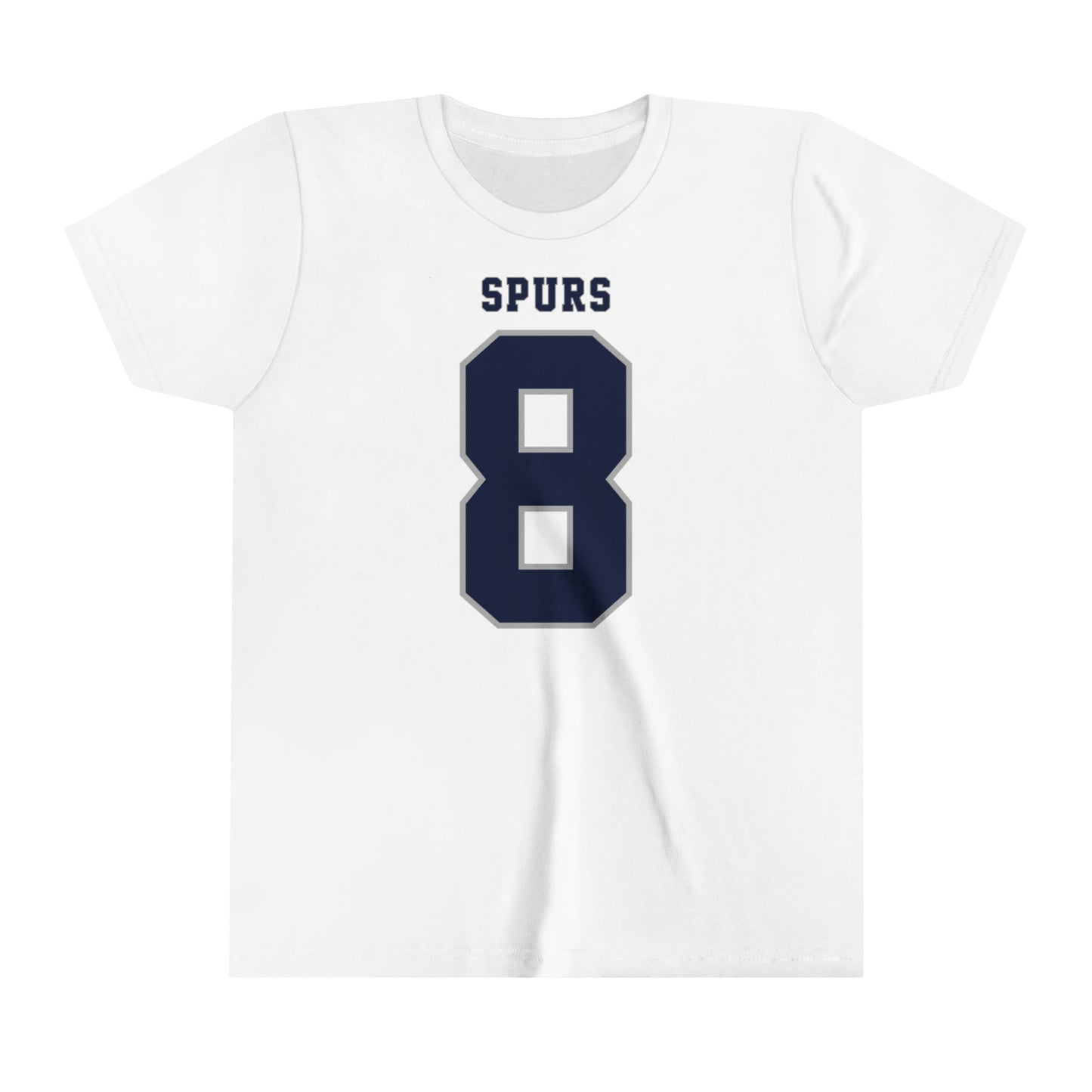 Yves Bissouma Tottenham Hotspur NFL Style Youth Short Sleeve Tee (front and back)