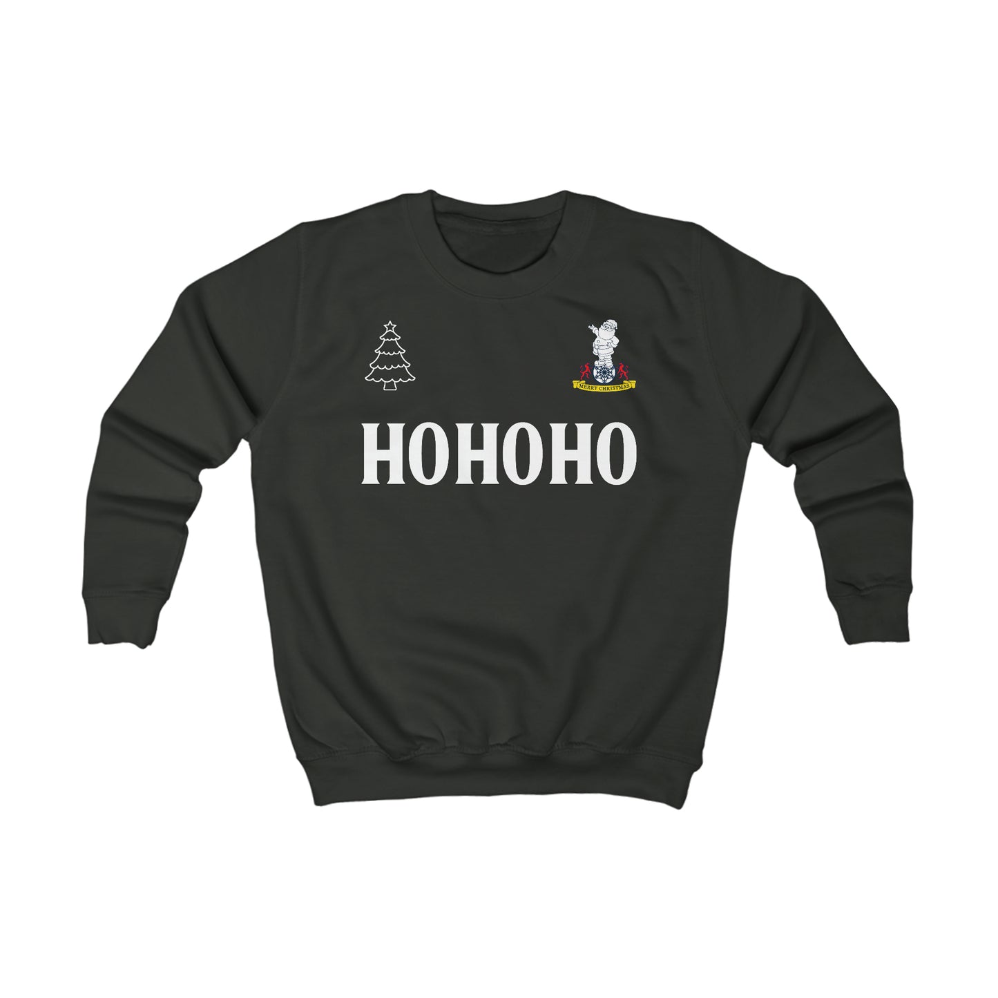 Kids Tottenham Retro Kit Christmas Jumper-Style Crewneck Sweatshirt