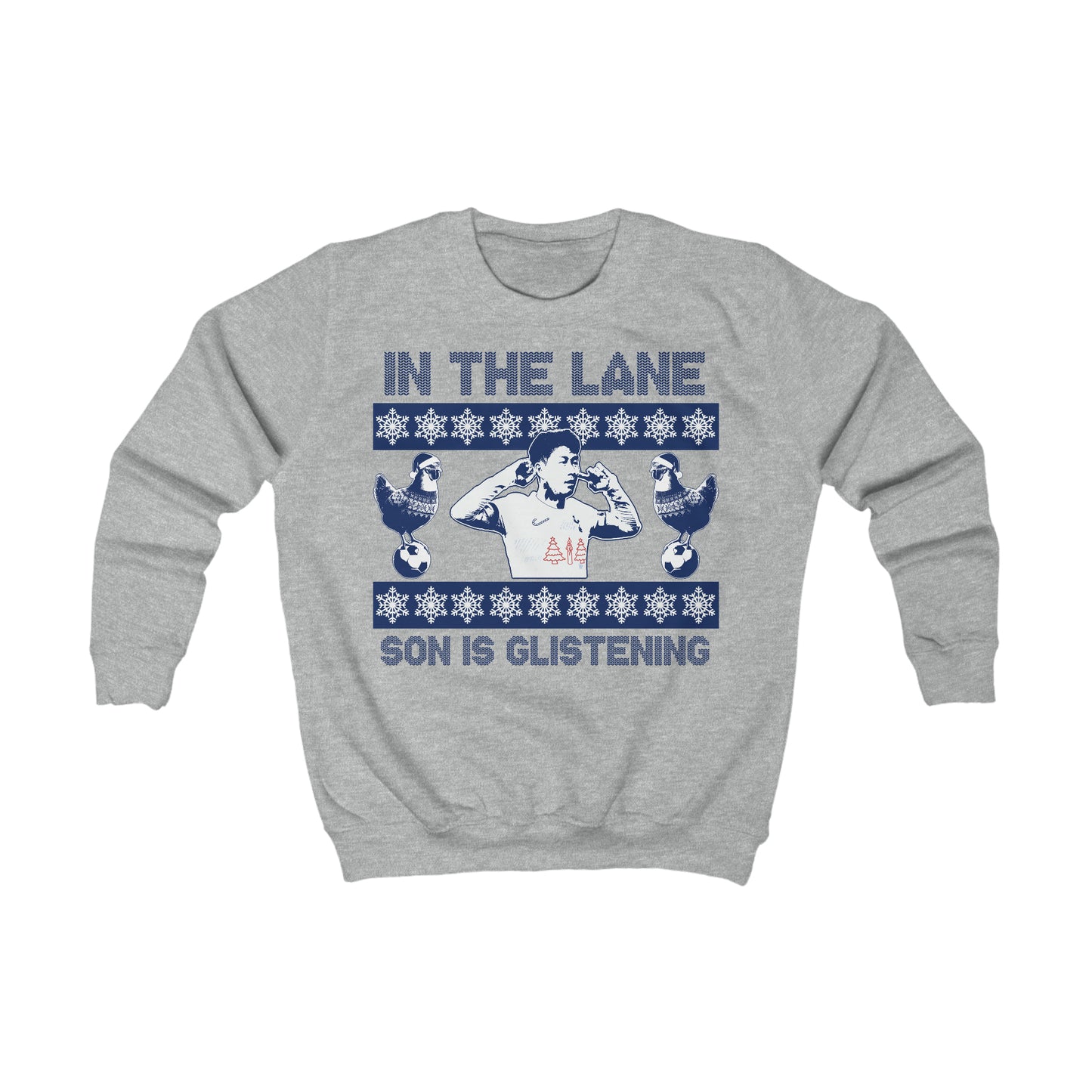 Kids Son Heung-min In The Lane Christmas Jumper-Style Crewneck Sweatshirt