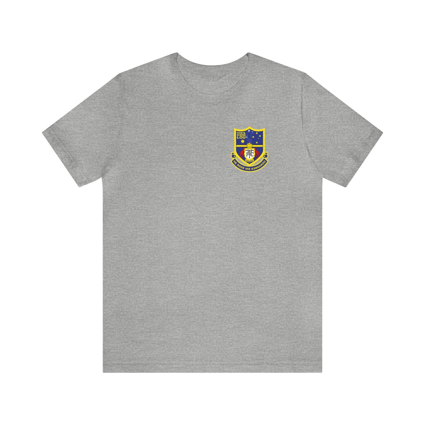Ange Postecoglou "He Rode His Kangaroo" Badge T-Shirt