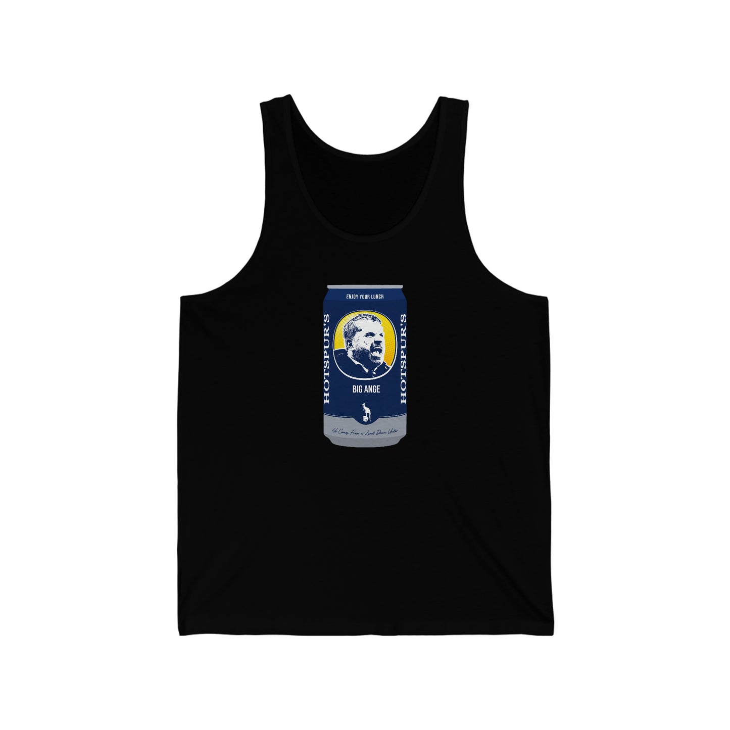 Ange Postecoglou Foster's Can Tottenham Tank Top