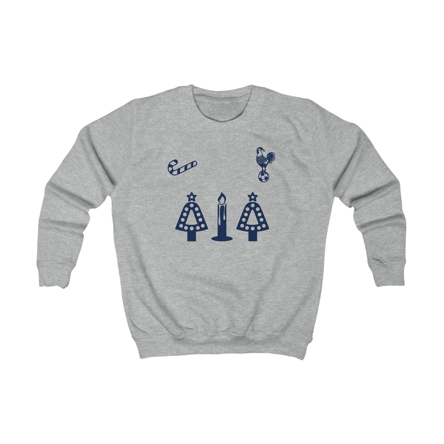 Kids Tottenham Kit Christmas Jumper-Style Crewneck Sweatshirt
