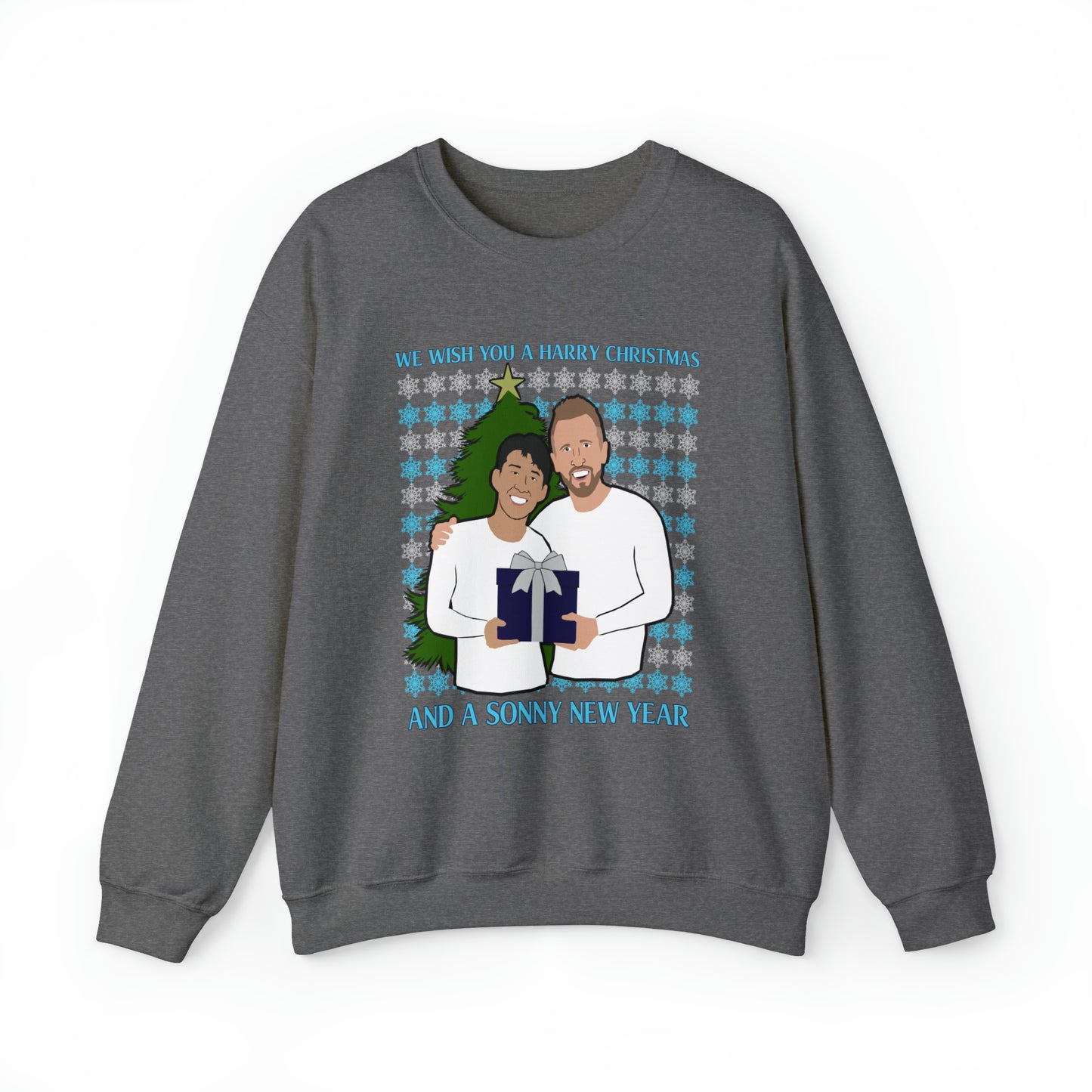 Harry Kane Heung-min Son Christmas Jumper-Style Crewneck Sweatshirt