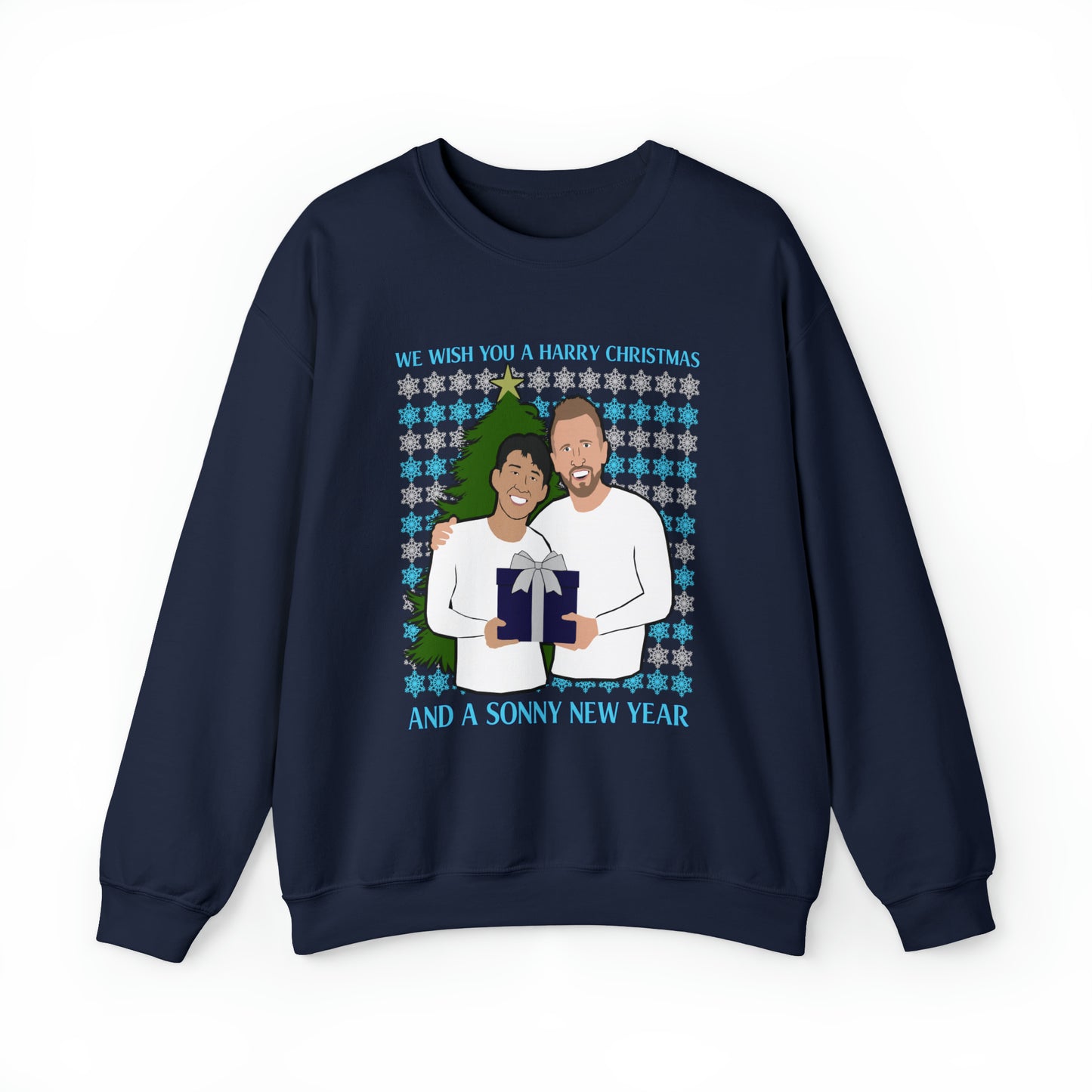 Harry Kane Heung-min Son Christmas Jumper-Style Crewneck Sweatshirt