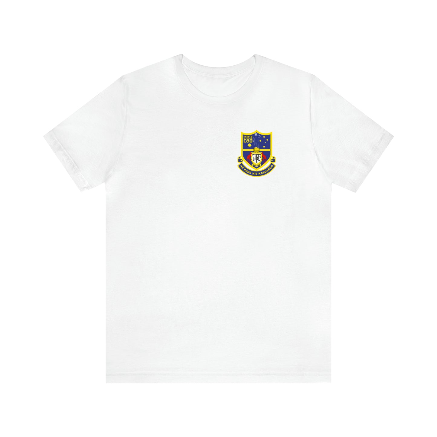 Ange Postecoglou "He Rode His Kangaroo" Badge T-Shirt