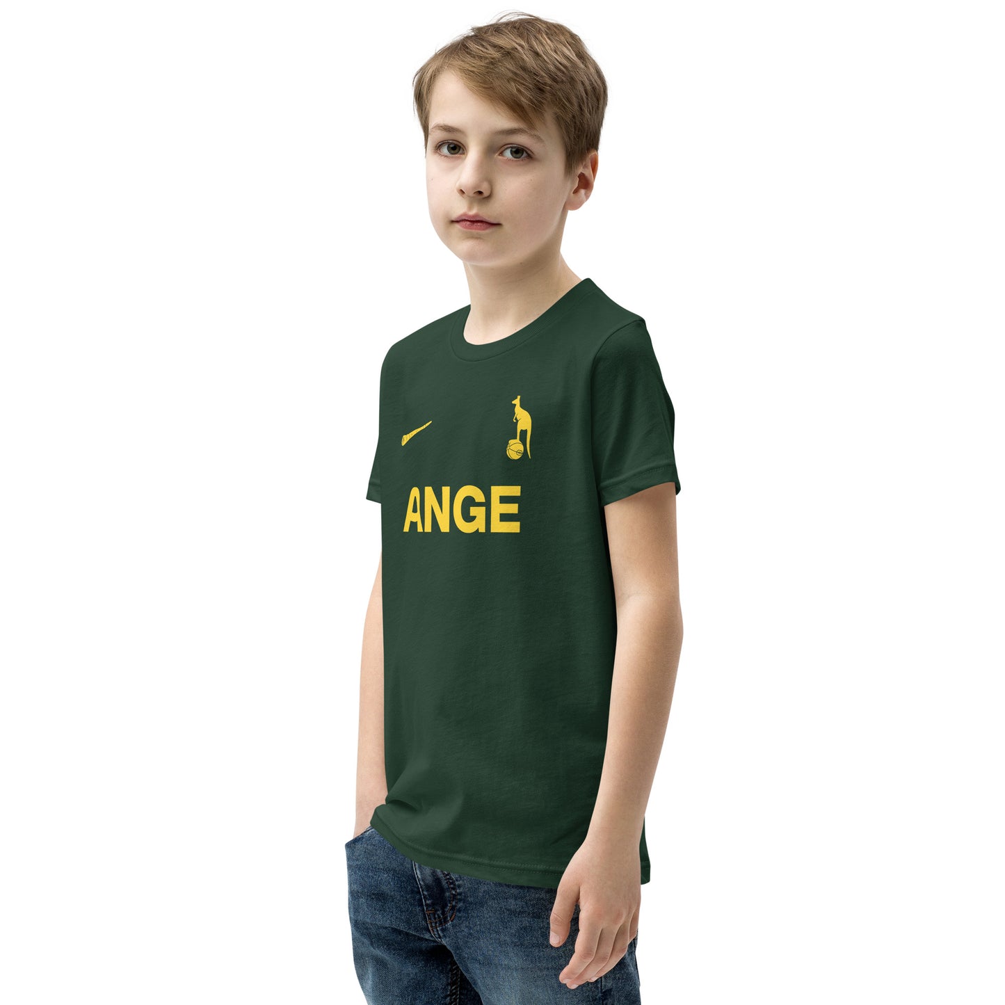 Ange Postecoglou Aussie Tottenham Kit Youth T-Shirt
