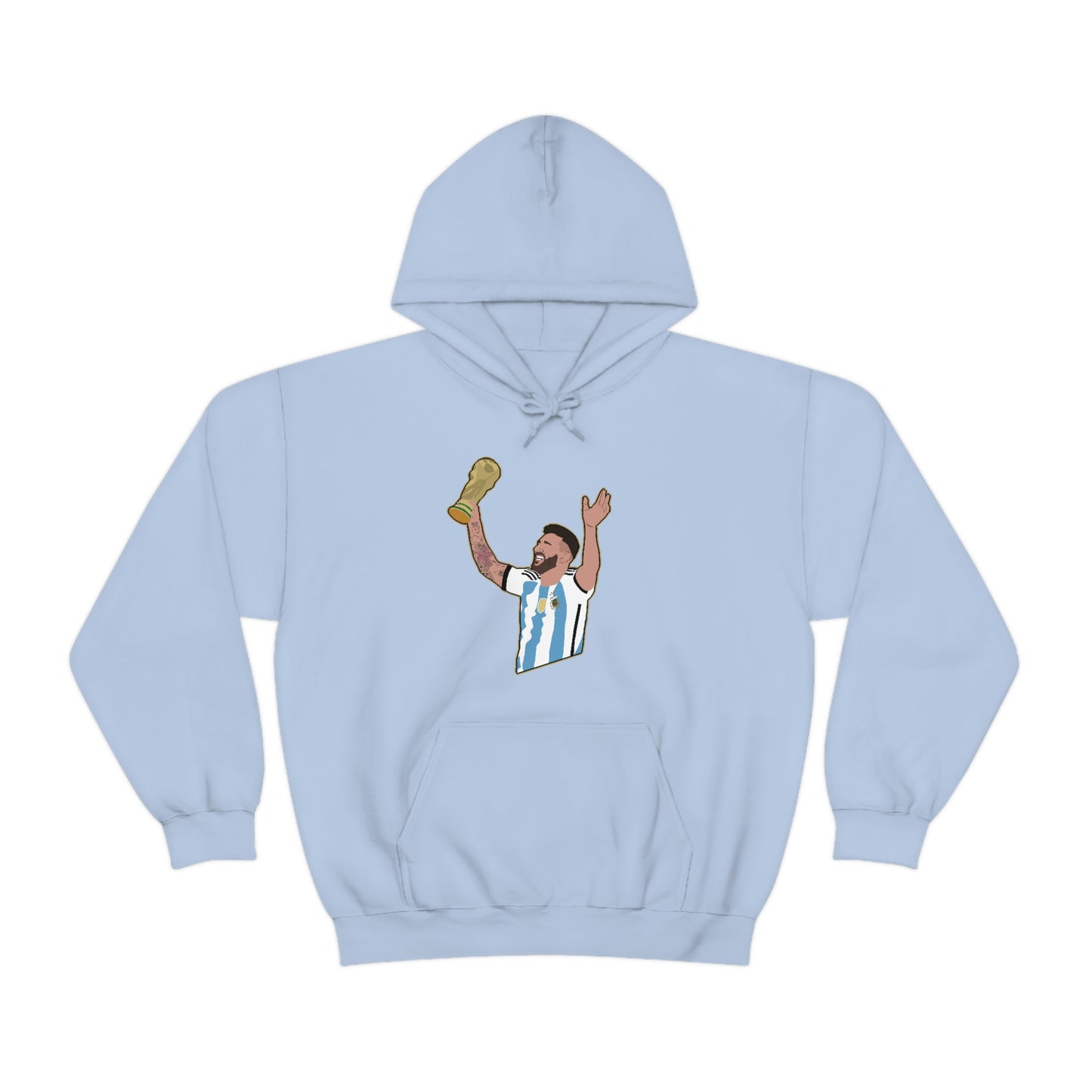 Lionel Messi Argentina World Cup 2022 Trophy Hoodie