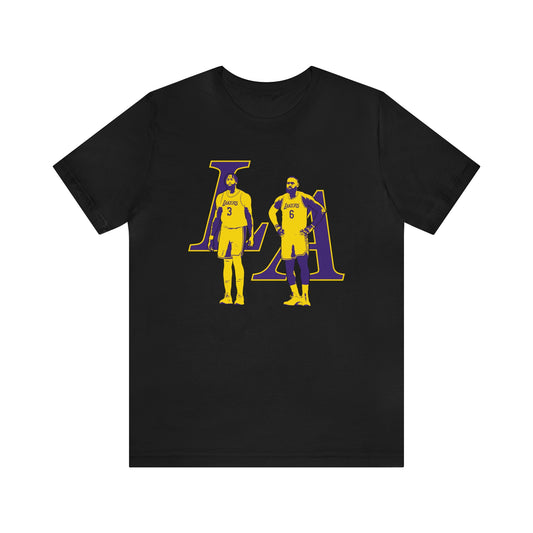 Lebron James Anthony Davis Los Angeles Lakers LA T-Shirt