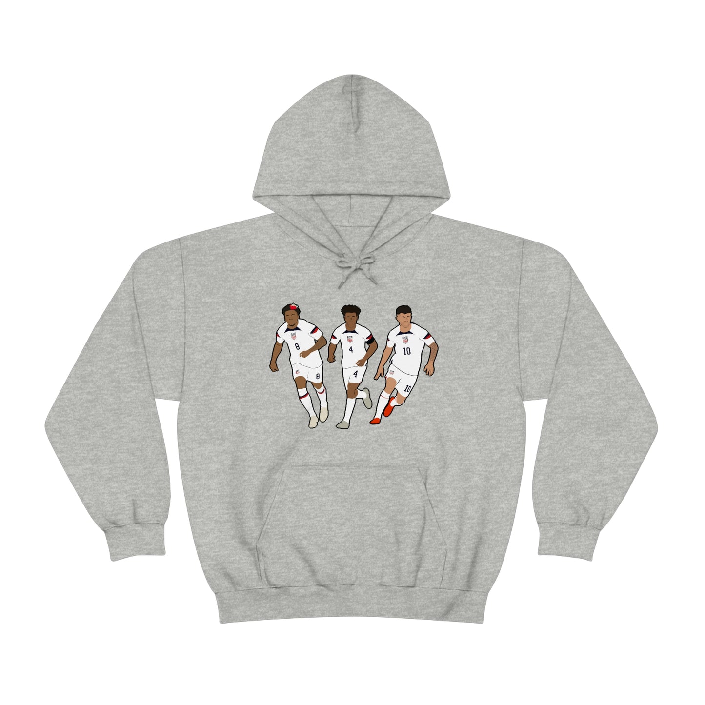 United States Men's National Team USMNT Weston McKennie Tyler Adams Christian Pulisic Hoodie