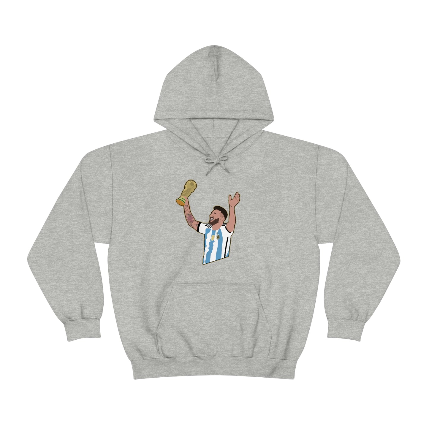 Lionel Messi Argentina World Cup 2022 Trophy Hoodie