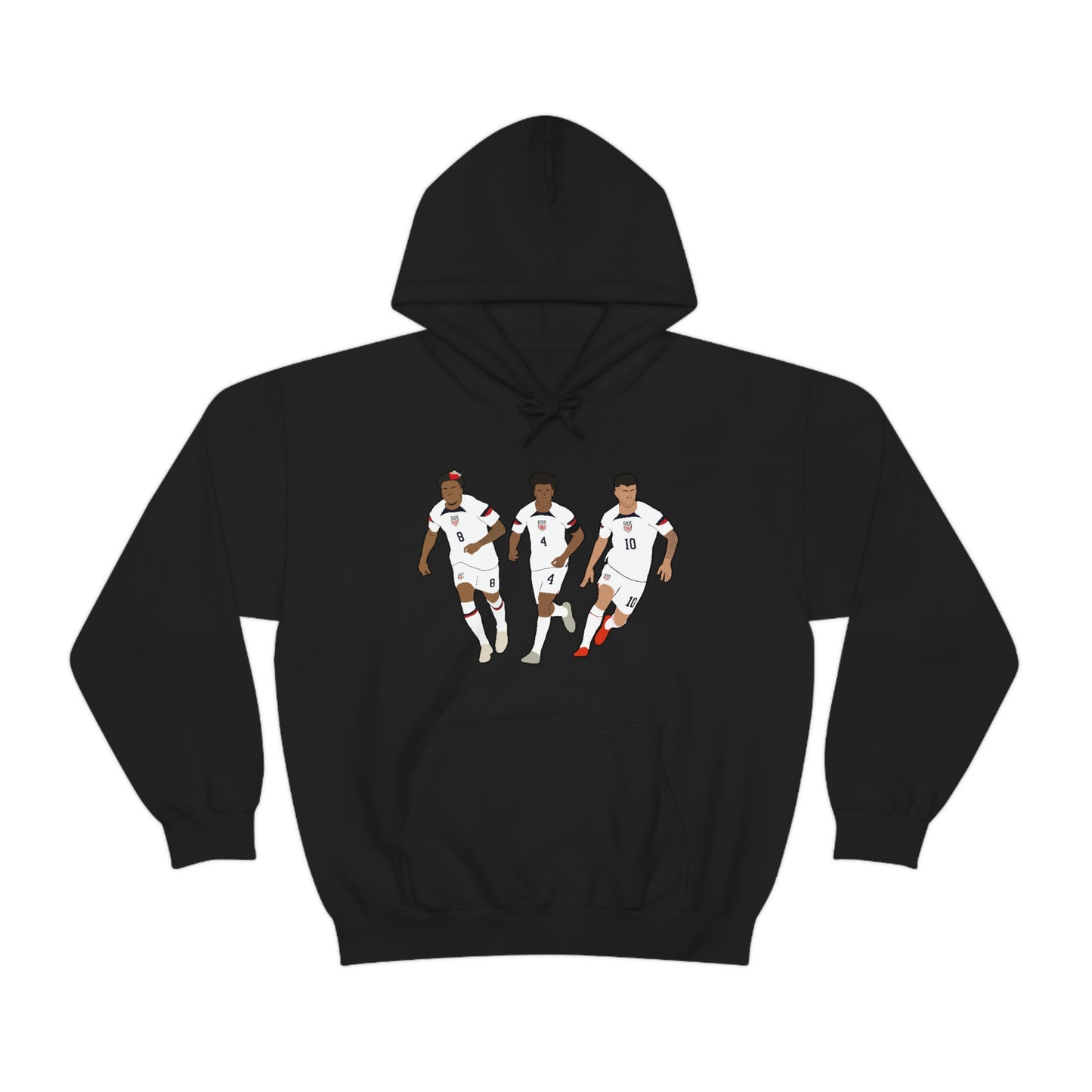 United States Men's National Team USMNT Weston McKennie Tyler Adams Christian Pulisic Hoodie