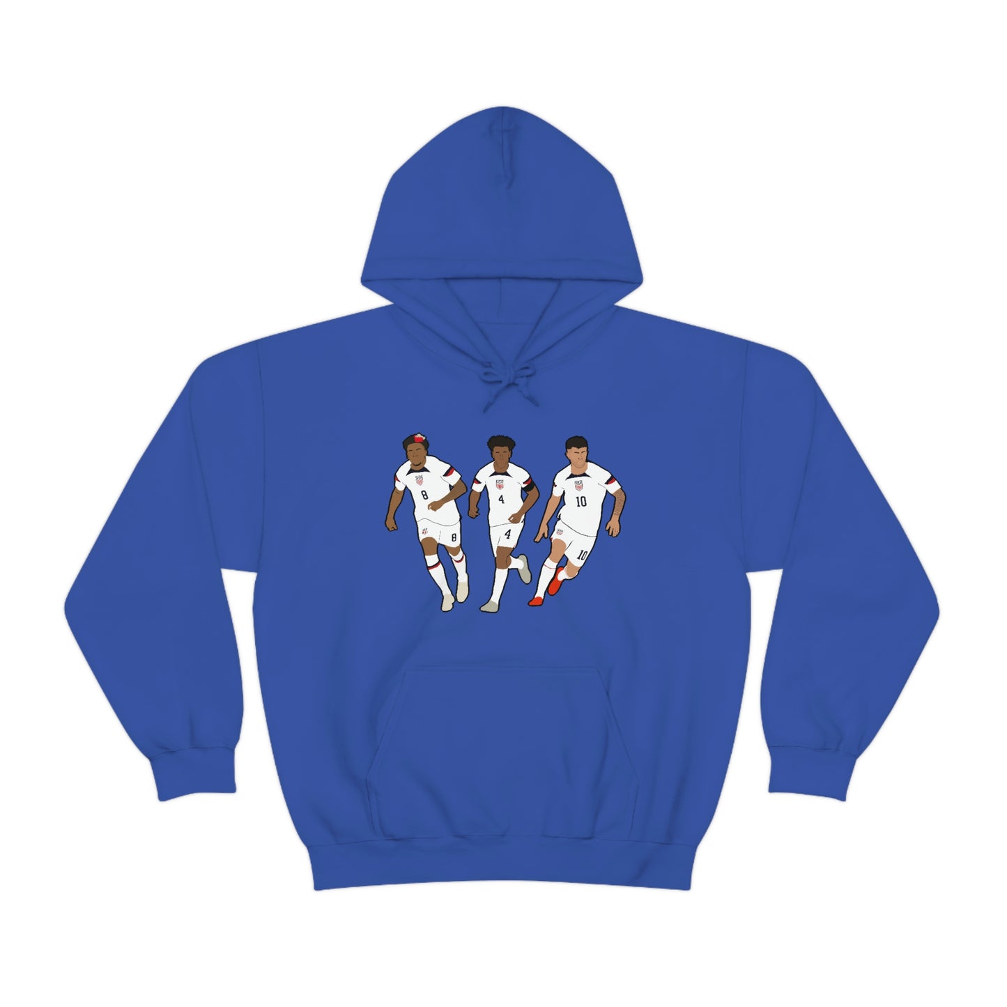 United States Men's National Team USMNT Weston McKennie Tyler Adams Christian Pulisic Hoodie