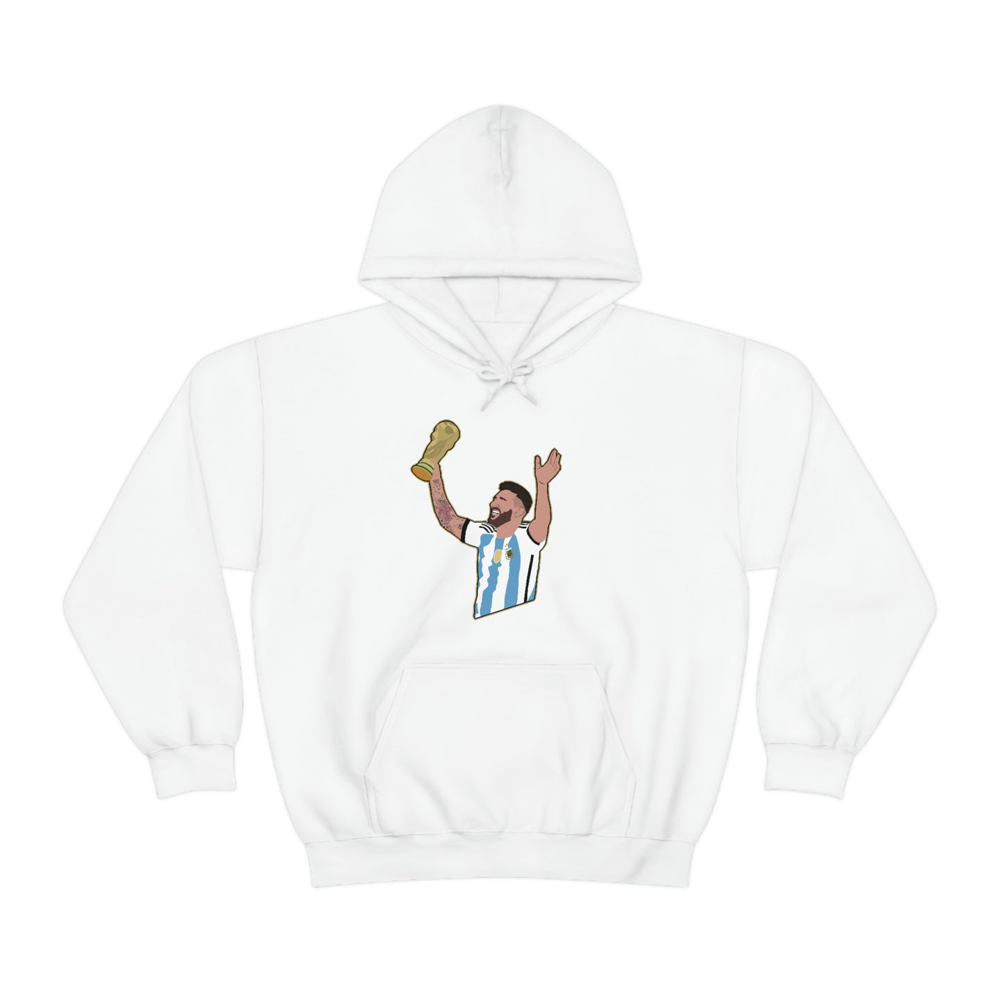 Lionel Messi Argentina World Cup 2022 Trophy Hoodie