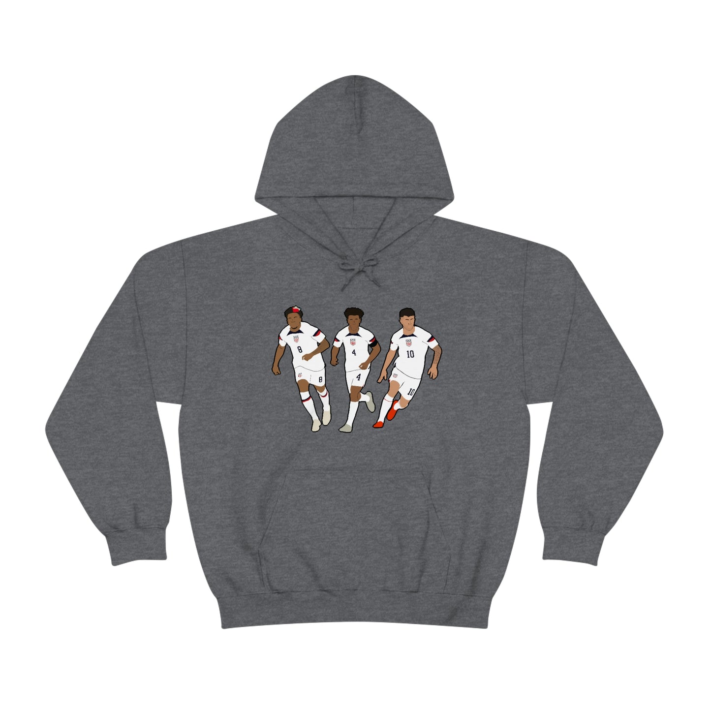 United States Men's National Team USMNT Weston McKennie Tyler Adams Christian Pulisic Hoodie