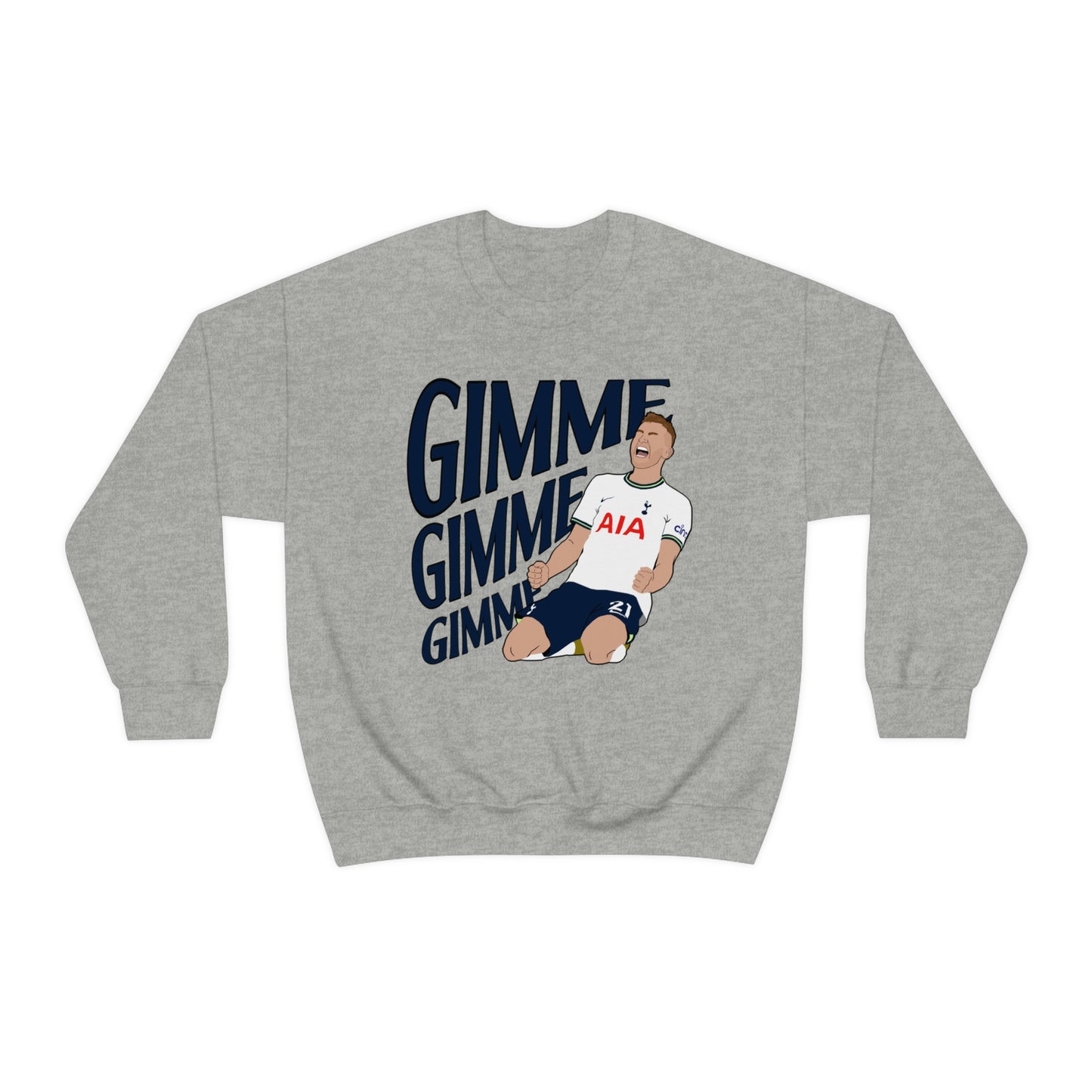 Dejan Kulusevski Gimme Gimme Gimme A Ginger From Sweden Tottenham Crewneck Sweatshirt