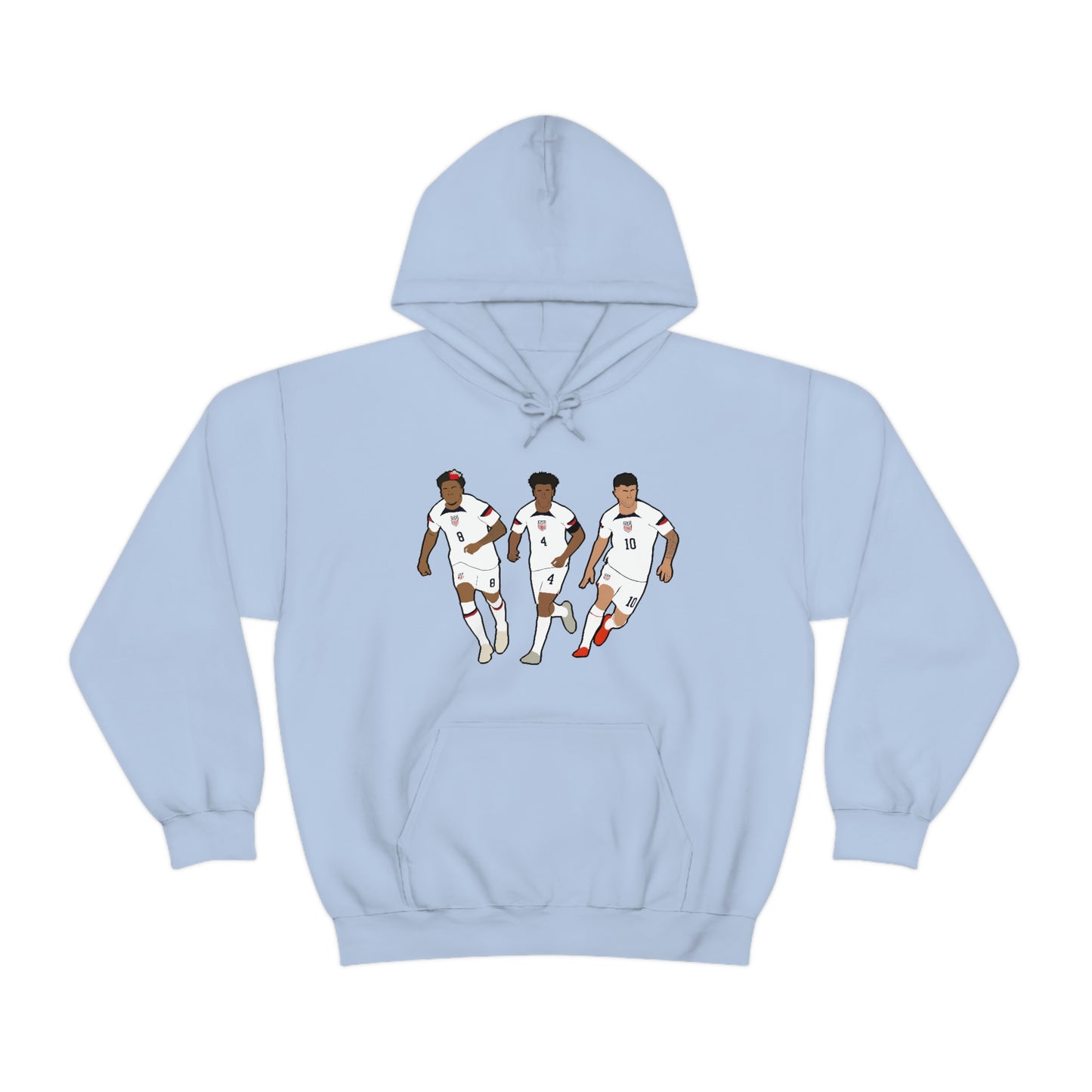 United States Men's National Team USMNT Weston McKennie Tyler Adams Christian Pulisic Hoodie