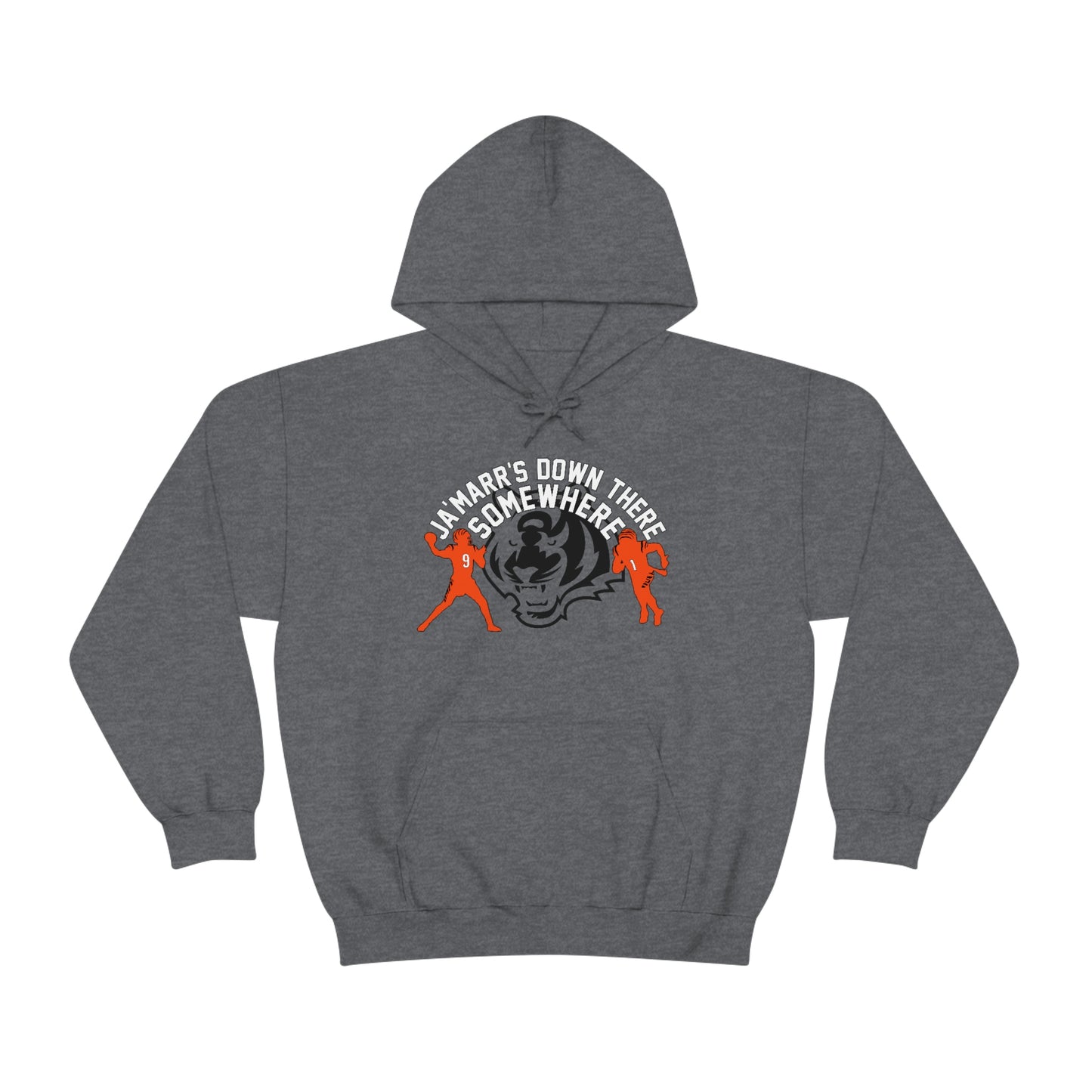 Joe Burrow Ja'Marr Chase "Ja'Marr's Down There Somewhere" Cincinnati Bengals T-Shirt