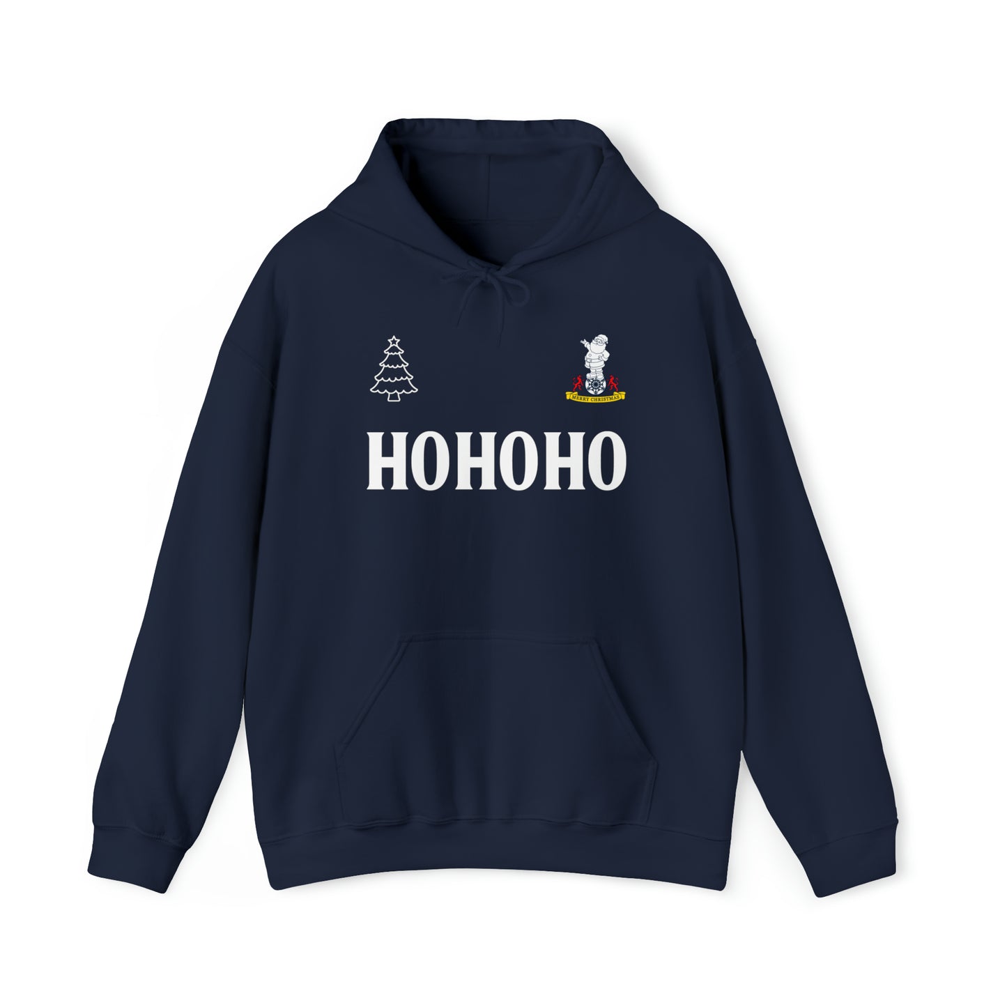 Tottenham Retro Kit Christmas Jumper-Style Hoodie