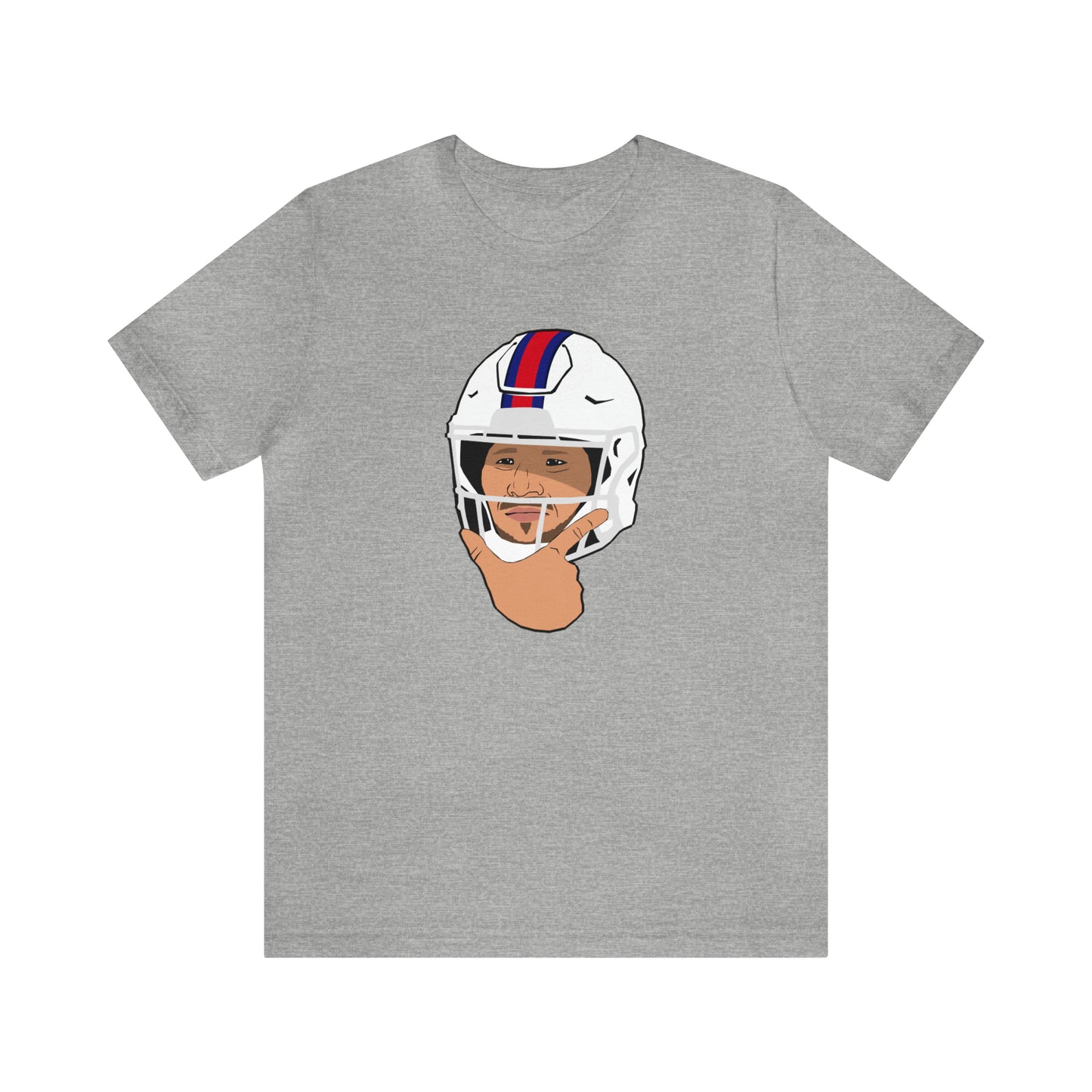 Josh Allen Thinking Emoji Bills T-Shirt