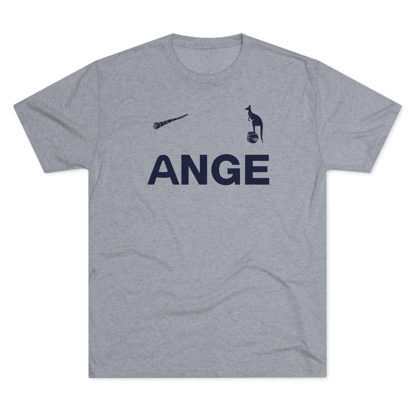 Ange Postecoglou Australian Tottenham Hotspur Kit Tri-Blend Crew Tee