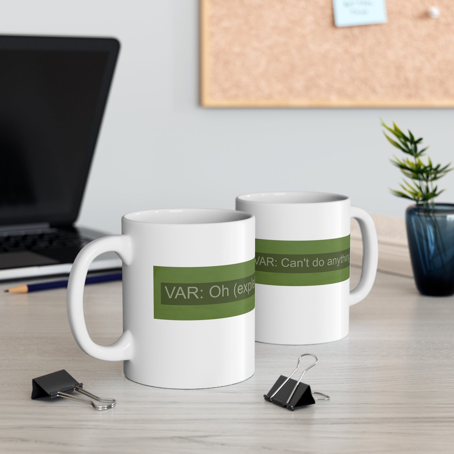 VAR: Oh (expletive). Can't do anything. Tottenham Liverpool Mug