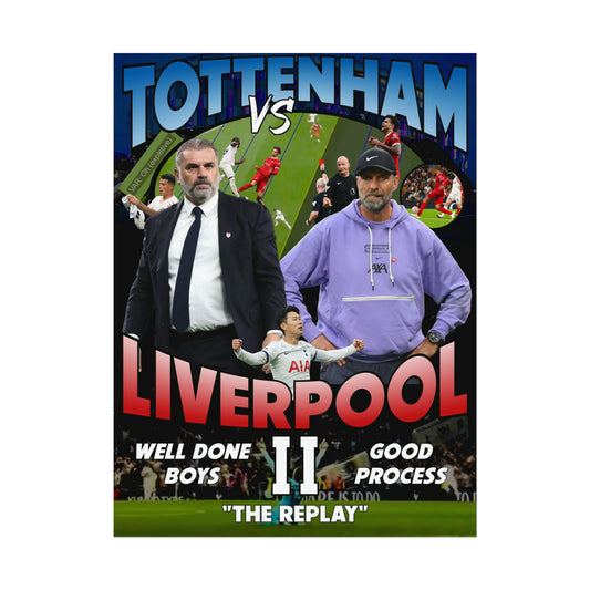 Tottenham Liverpool II "The Replay" Poster