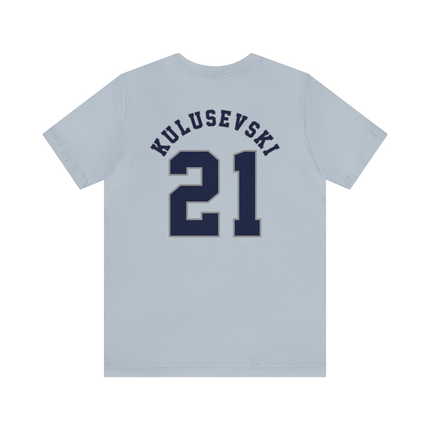 Dejan Kulusevski Tottenham Hotspur NFL Style T-Shirt (front and back)