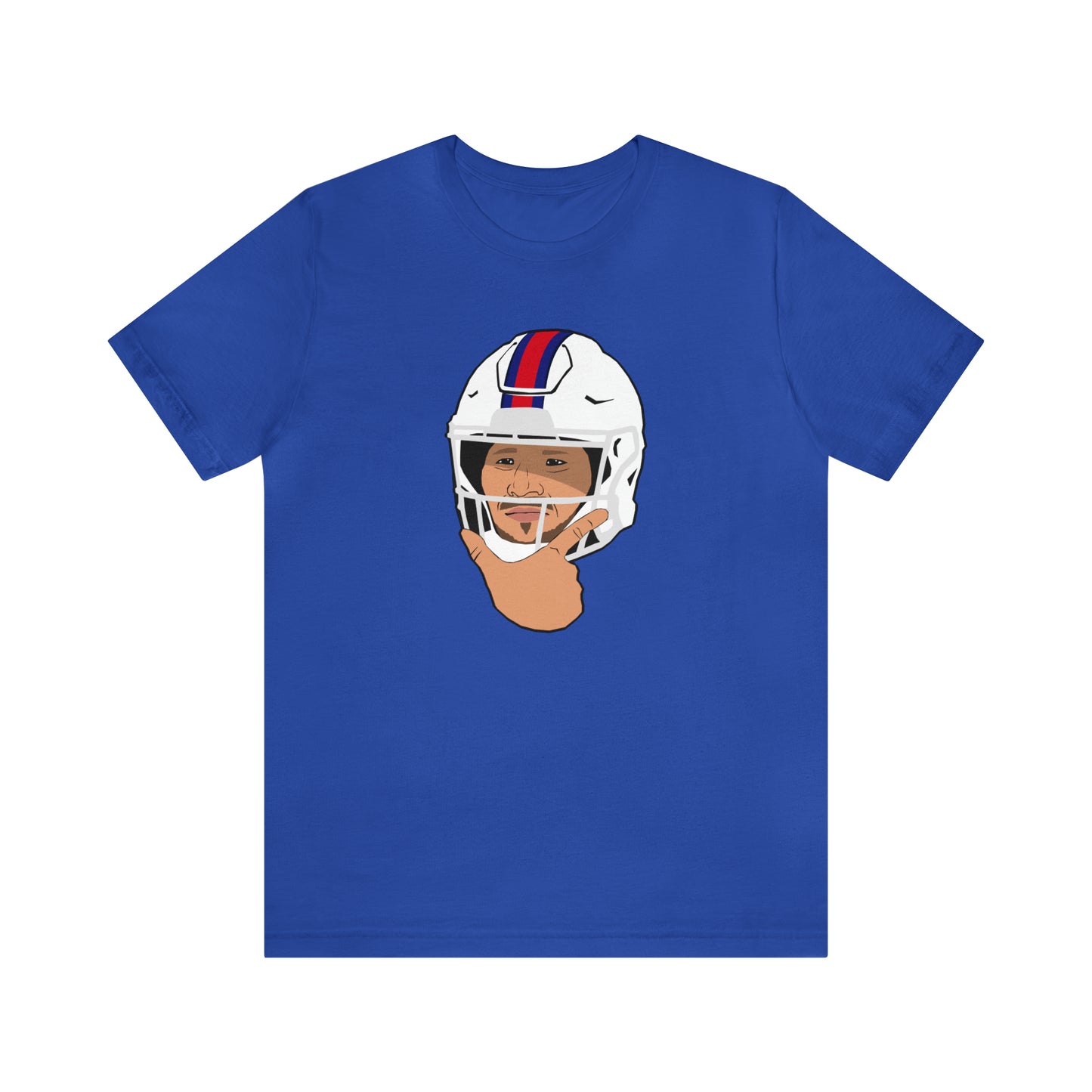 Josh Allen Thinking Emoji Bills T-Shirt