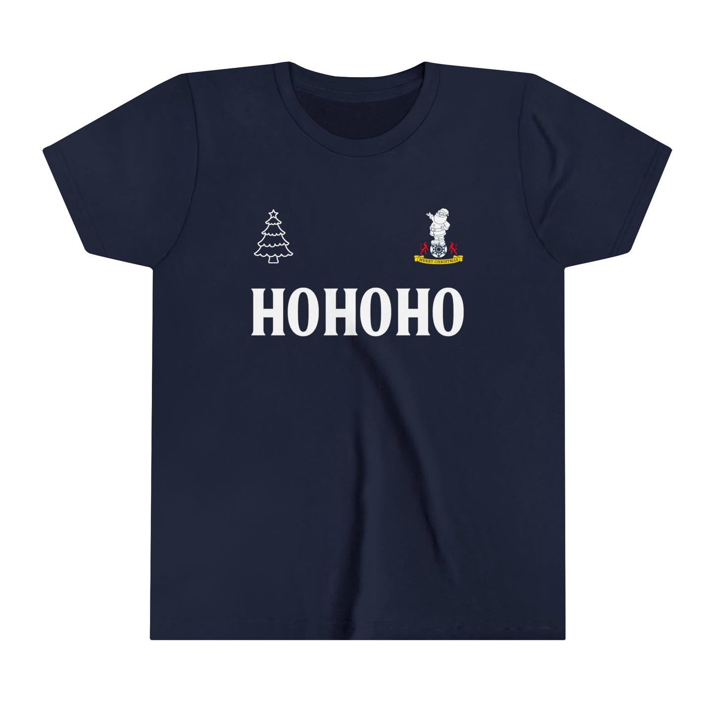 Tottenham Retro Kit Christmas Jumper-Style Youth Short Sleeve Tee