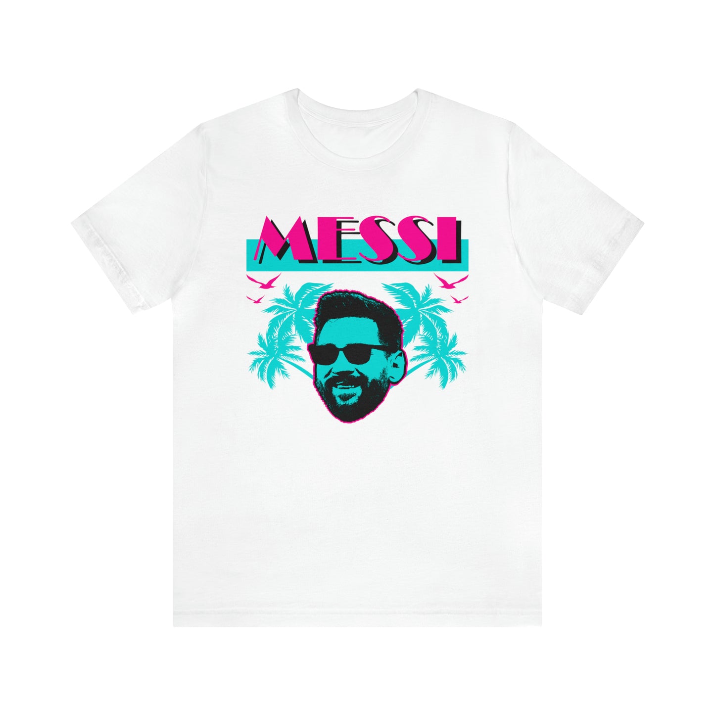 adidas Messi Graphic Short Sleeve T-Shirt White