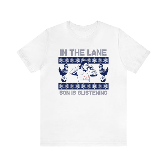 Son Heung-min In The Lane Christmas Jumper-Style T-Shirt