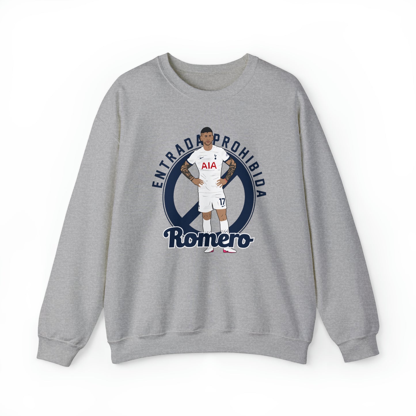 Cristian Romero Entrada Prohibida Tottenham Hotspur Crewneck Sweatshirt