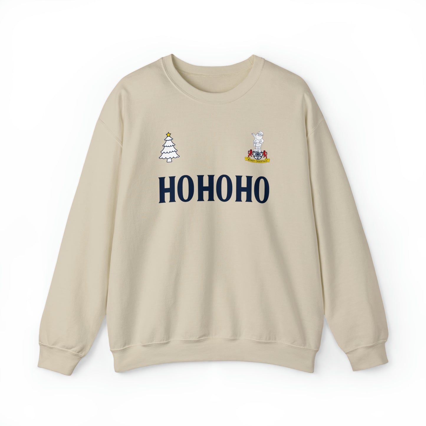 Tottenham Retro Kit Christmas Jumper-Style Crewneck Sweatshirt