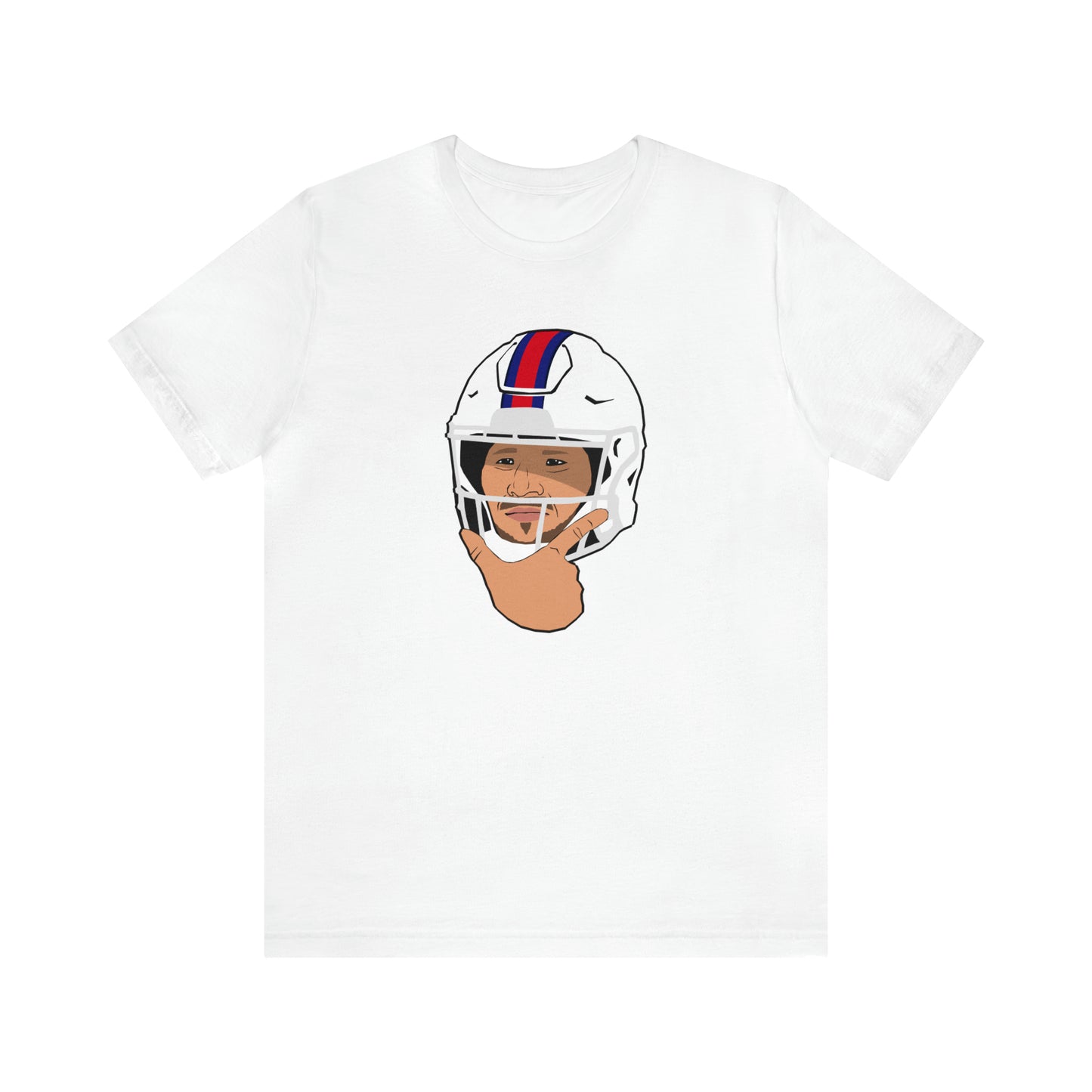 Josh Allen Thinking Emoji Bills T-Shirt