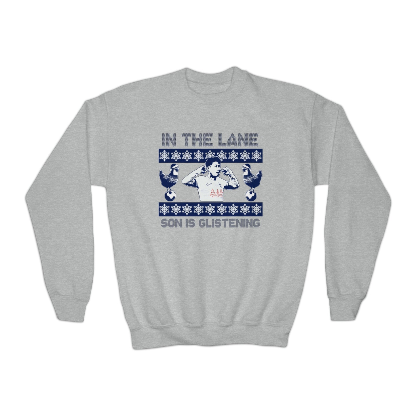 Youth Son Heung-min In The Lane Christmas Jumper-Style Crewneck Sweatshirt