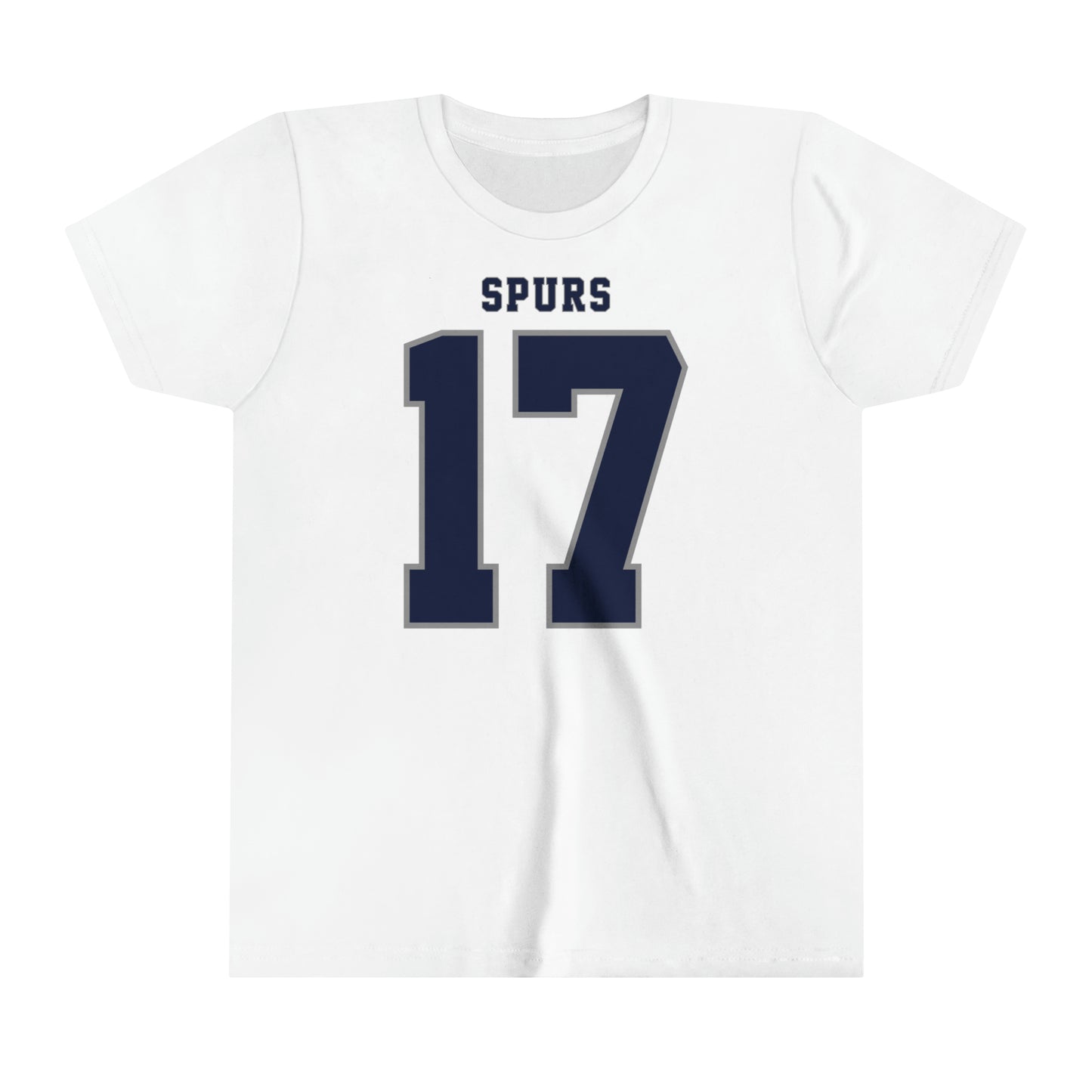 Cristian Romero Tottenham Hotspur NFL Style Youth Short Sleeve Tee (front and back)