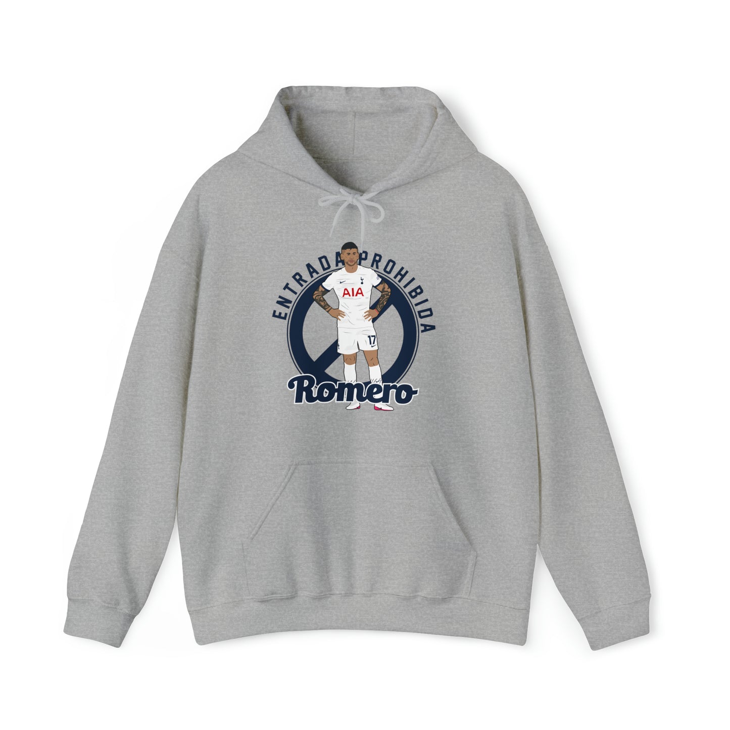 Cristian Romero Entrada Prohibida Tottenham Hotspur Hoodie