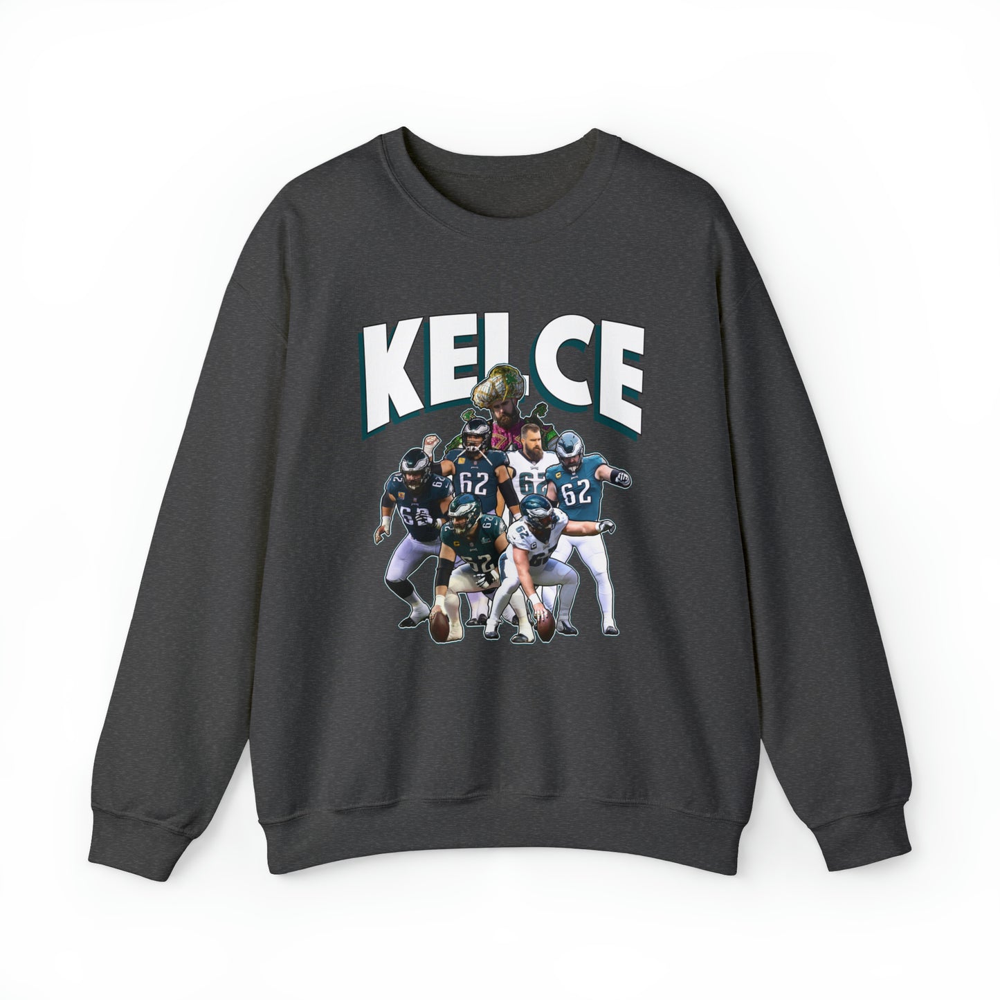 Jason Kelce Philadelphia Eagles Crewneck Sweatshirt