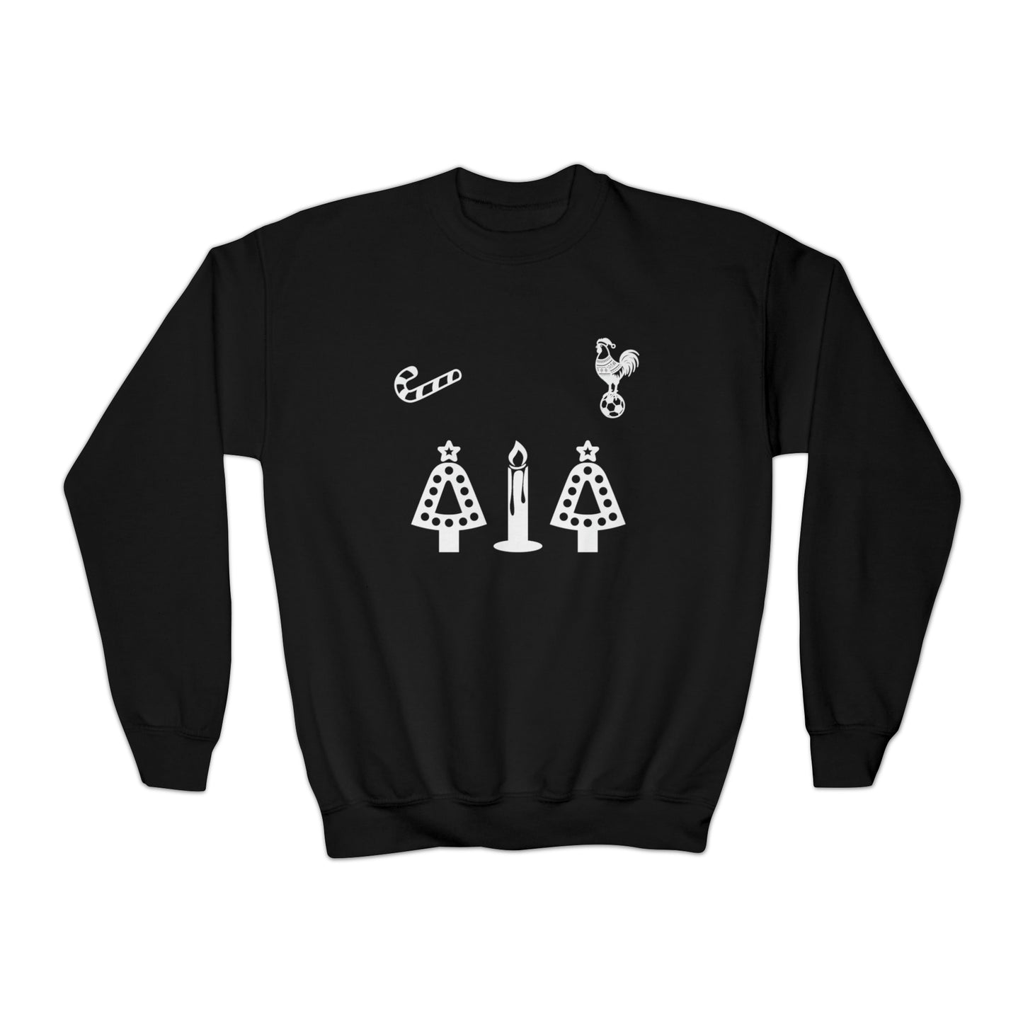 Youth Tottenham Kit Christmas Sweater-Style Crewneck Sweatshirt