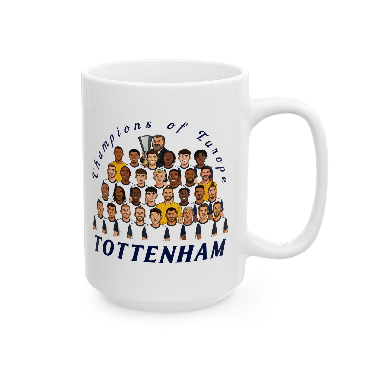 Tottenham Champions of Europe Coffee Mug