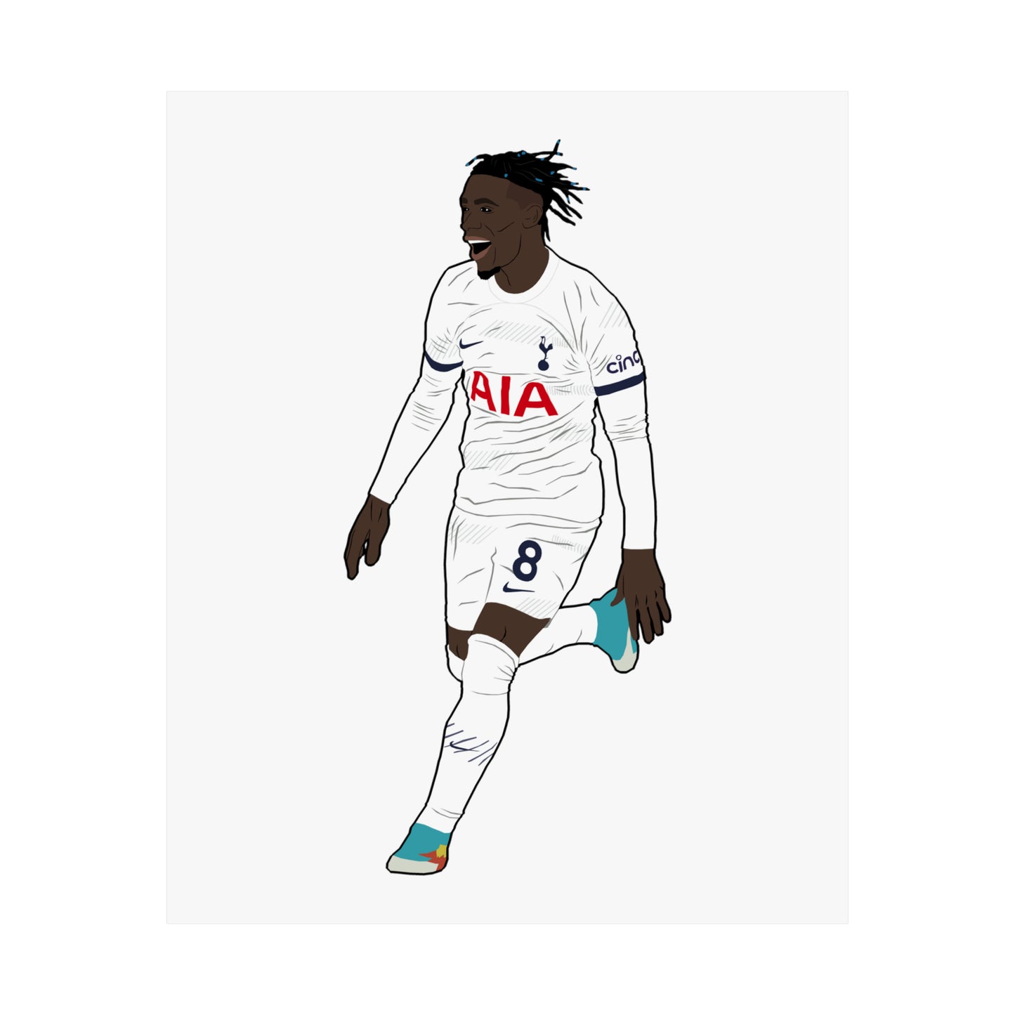 Yves Bissouma Tottenham Poster