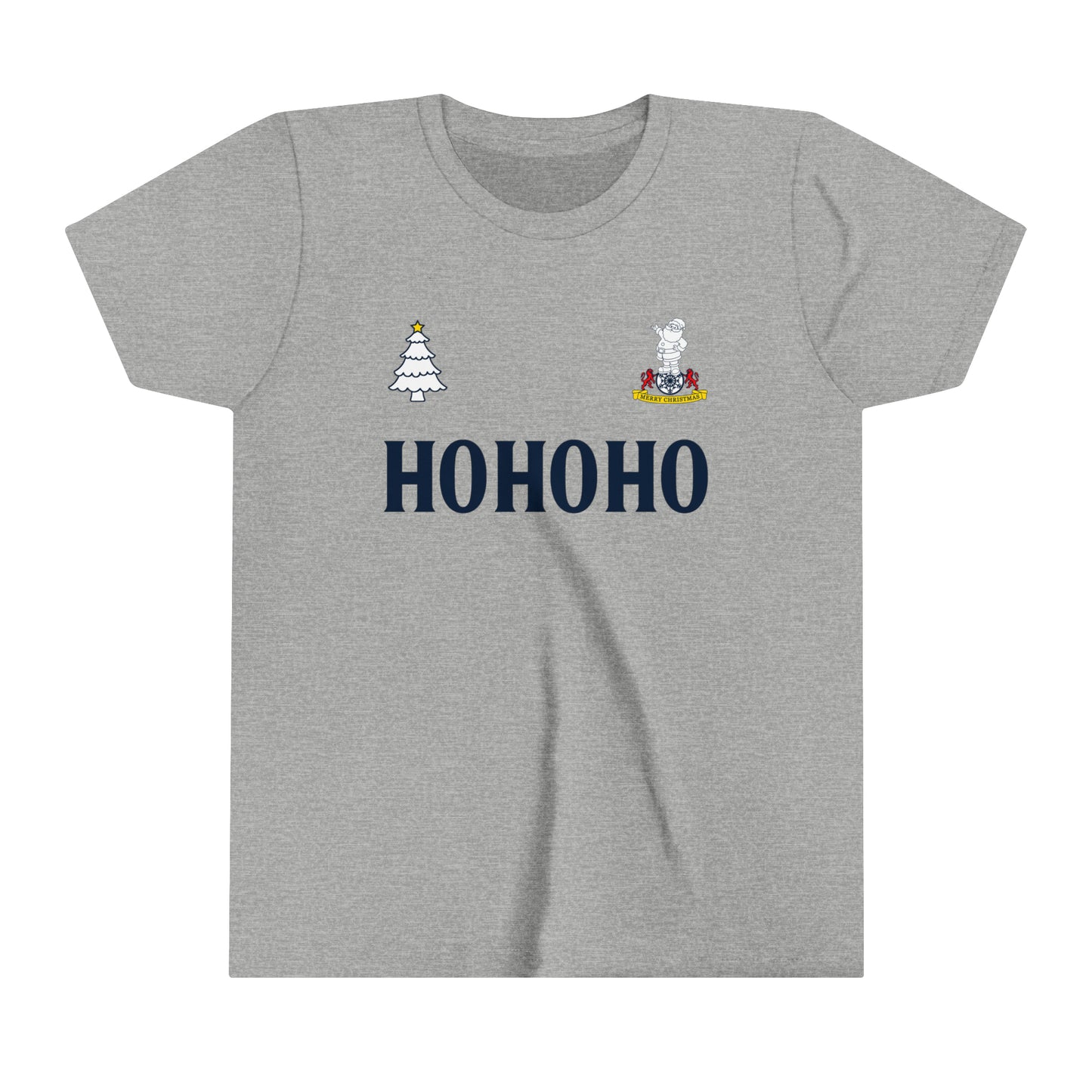 Tottenham Retro Kit Christmas Jumper-Style Youth Short Sleeve Tee