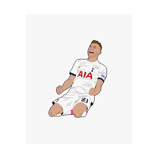 Dejan Kulusevski Tottenham Poster