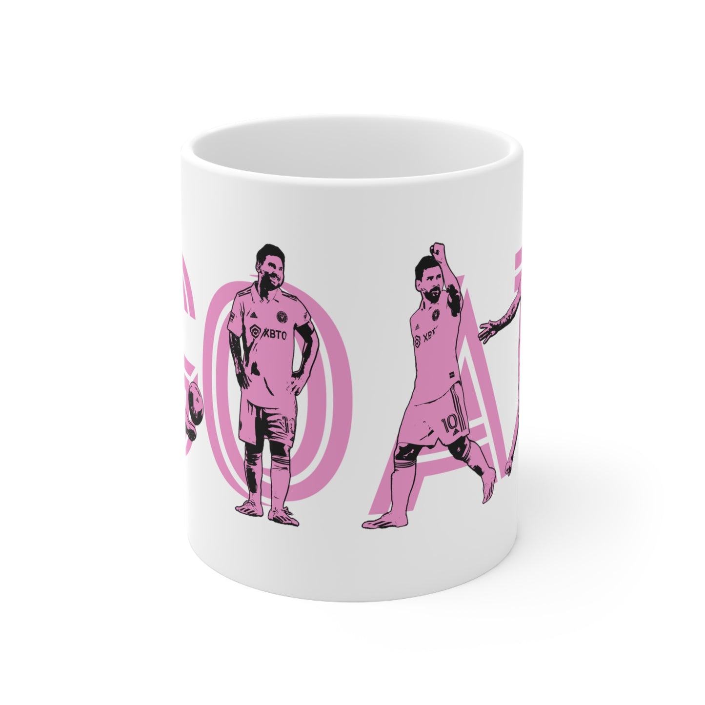 Lionel Messi Inter Miami GOAT Coffee Mug