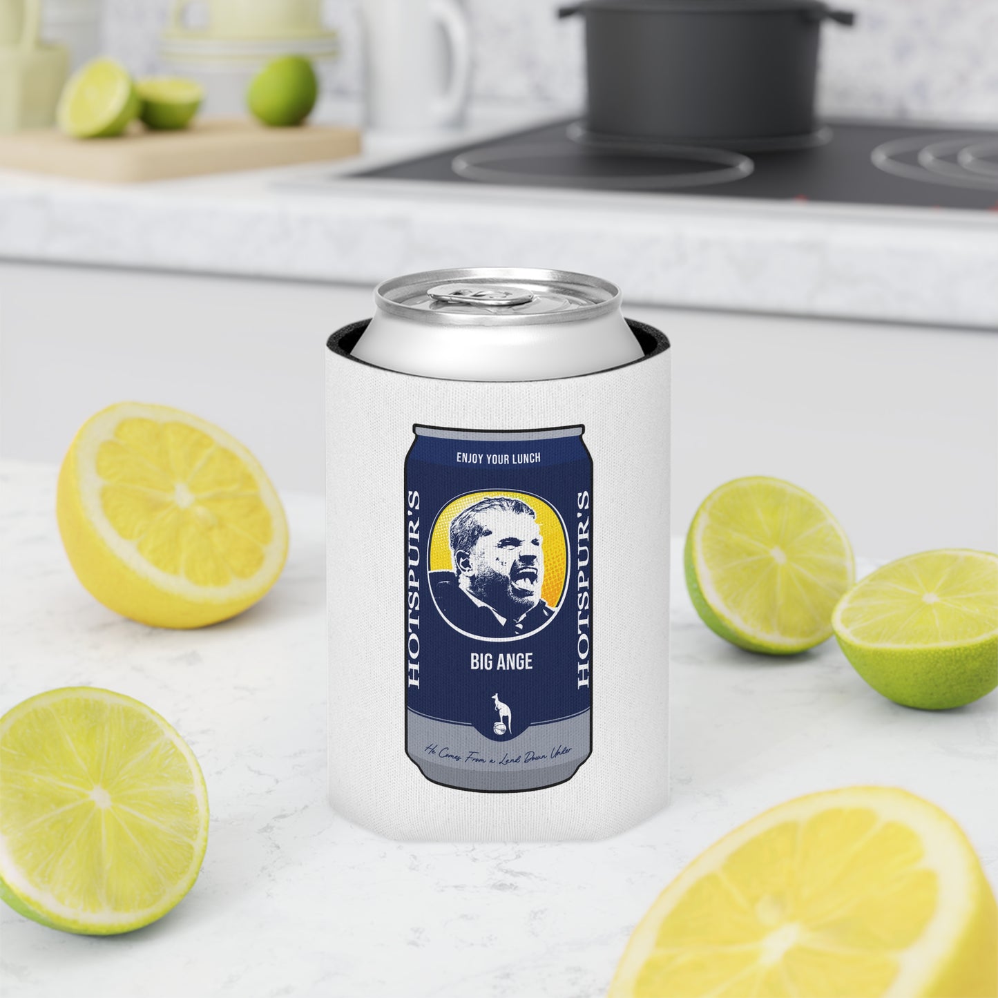 (6-pack) Ange Postecoglou Foster's Can Tottenham Hotspur Koozie