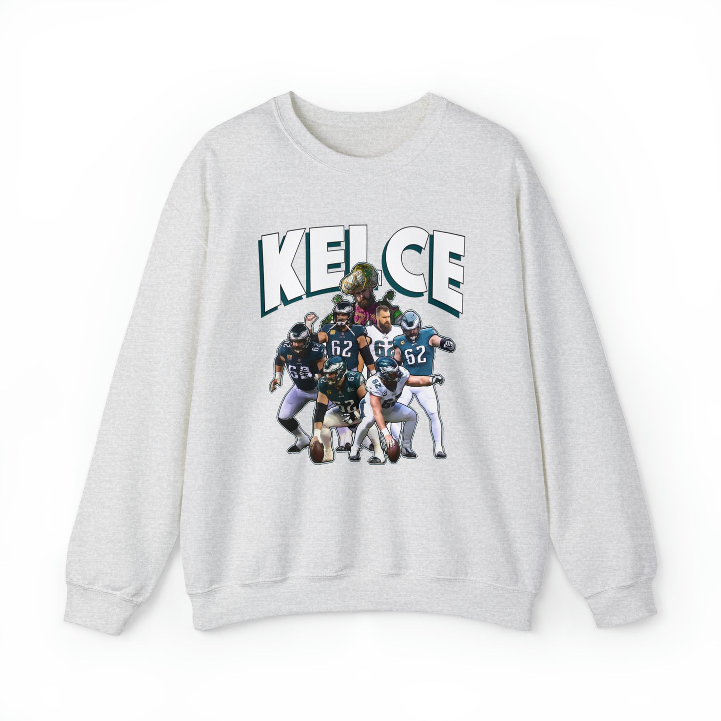 Jason Kelce Philadelphia Eagles Crewneck Sweatshirt