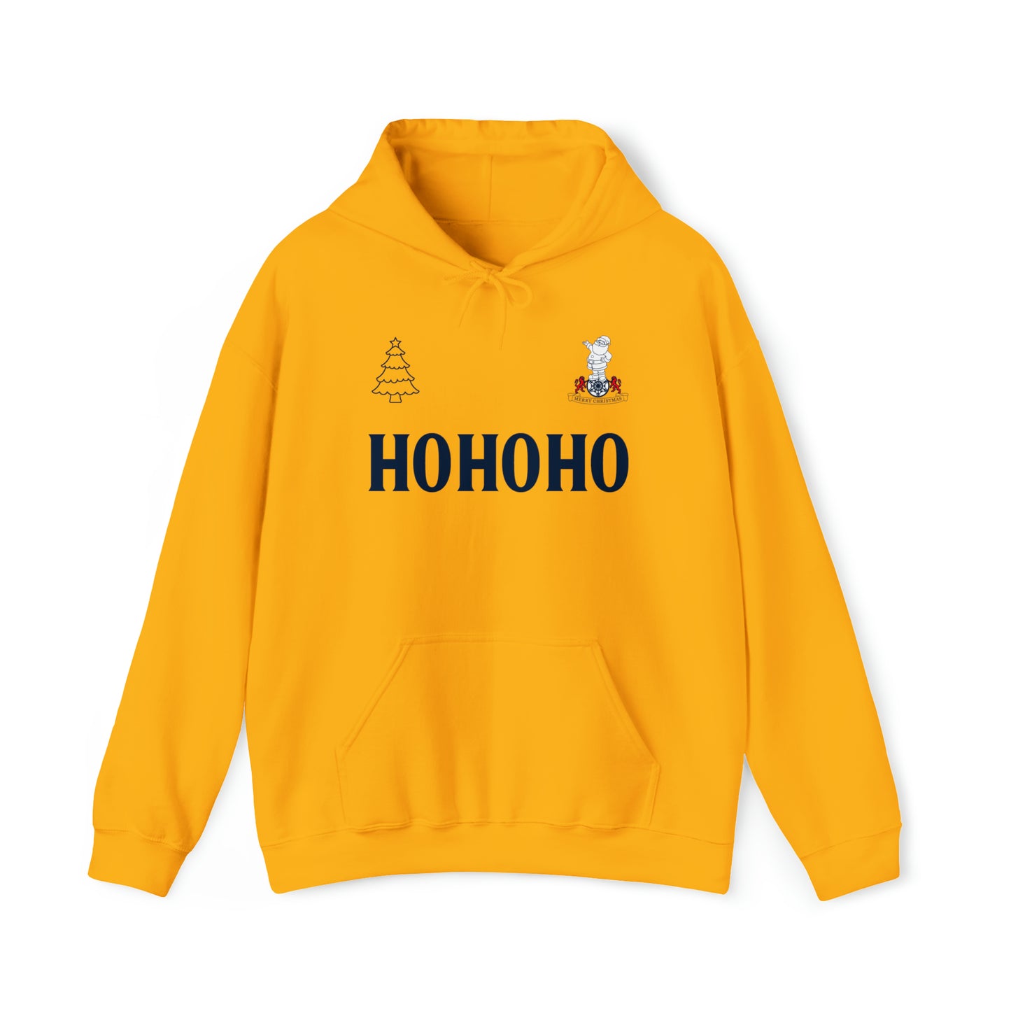 Tottenham Retro Kit Christmas Jumper-Style Hoodie